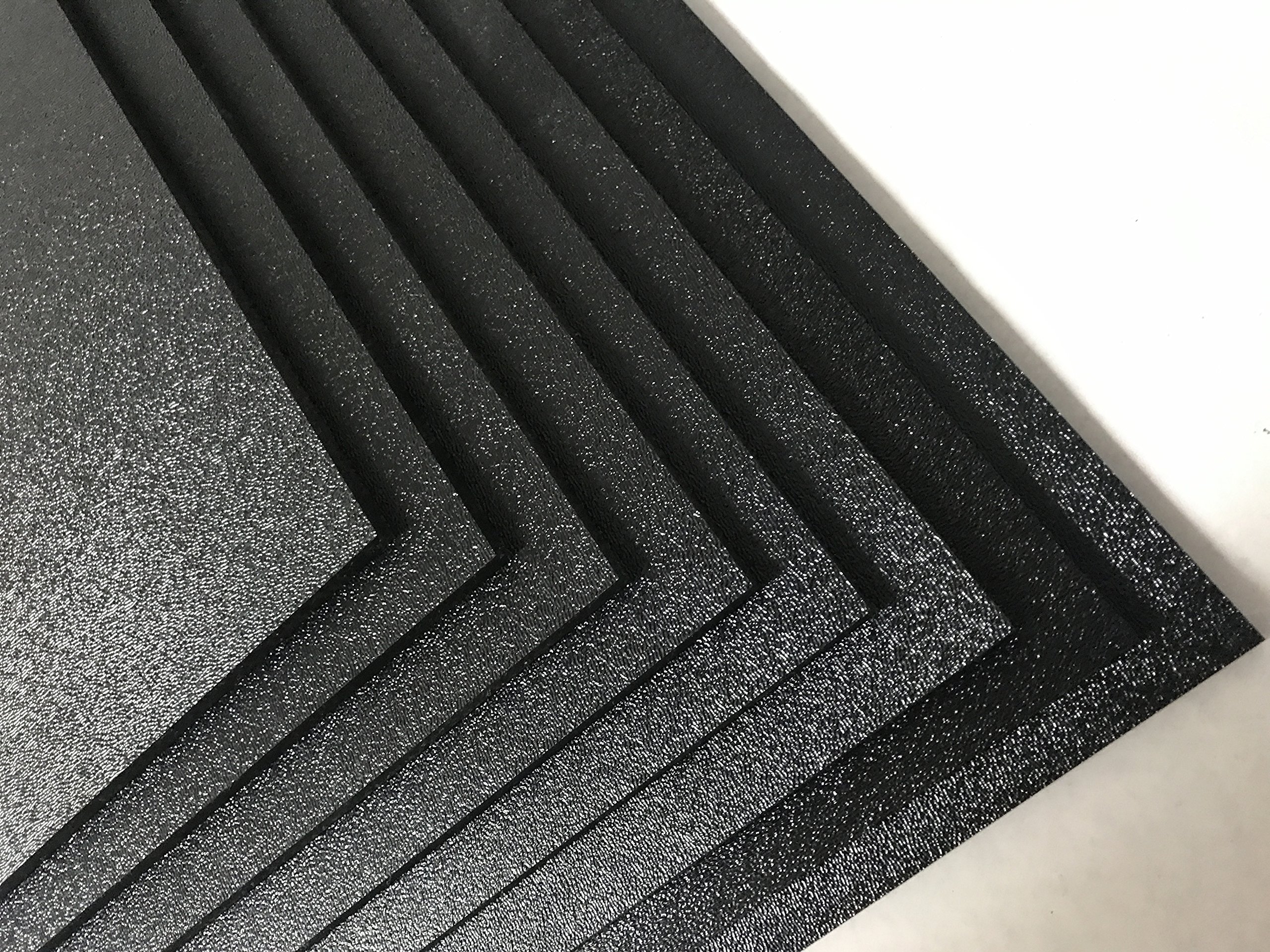 ABS Black Plastic Sheet 1/4