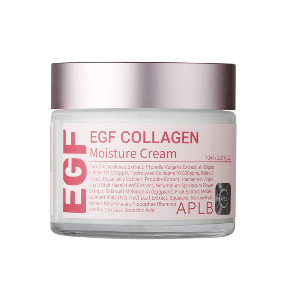 APLB EGF Collagen Moisture Cream 70ml - Anti-Aging Face Moisturizer for Dry Skin with Hyaluronic Acid | Hydrating & Firming Night Cream for Women & Men | Perfect for Daily Skincare Routine & Nighttime Use