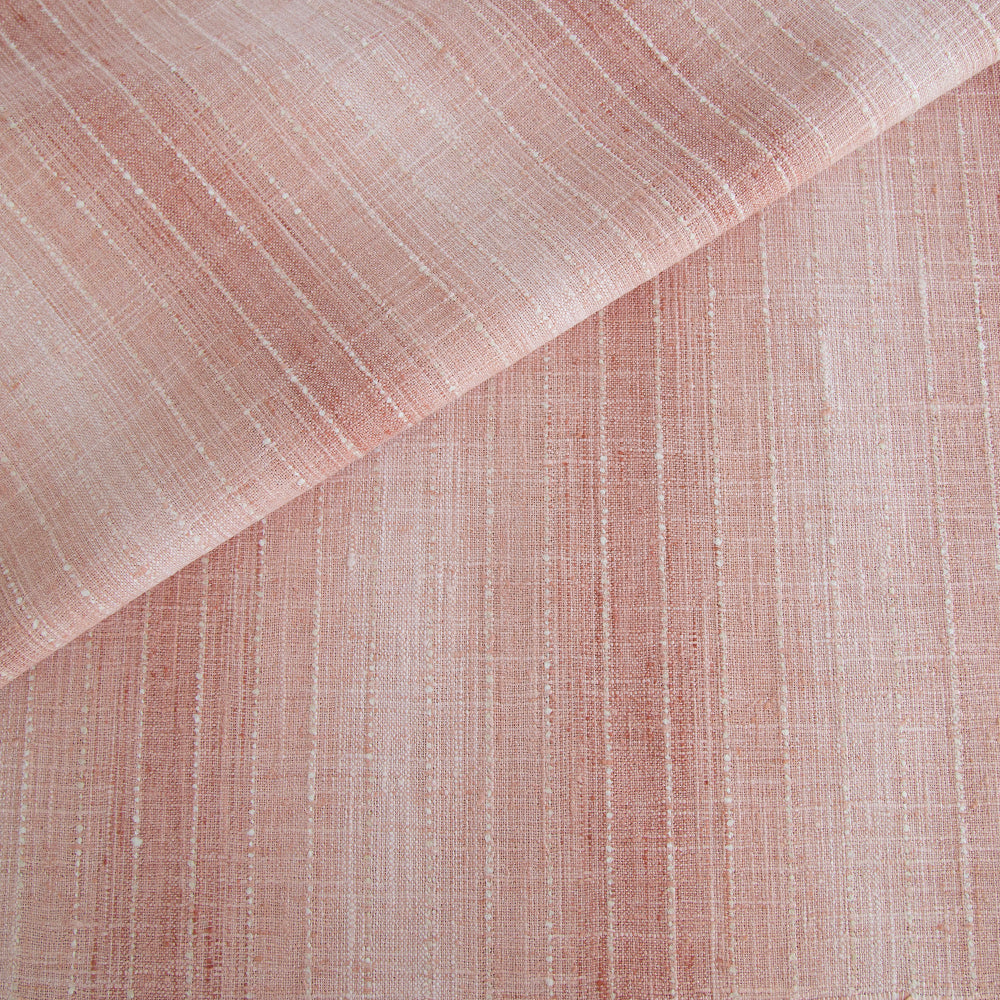 Premium Hyden Stripe Fabric - Soft Blush Pink Cotton Blend for Upholstery, Curtains & DIY Home Decor Projects