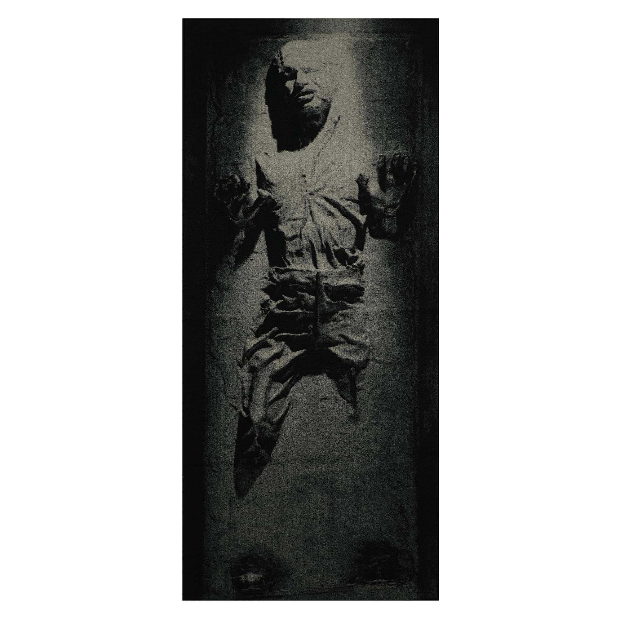 Star Wars Han Solo in Carbonite Rug - 39x91 Inches Large Area Rug for Living Room, Bedroom & Game Room | Officially Licensed Home Decor for Fans