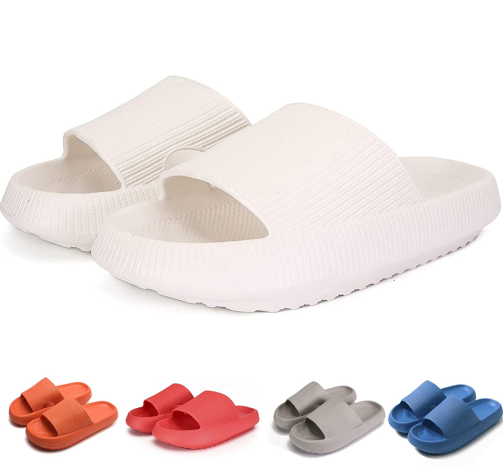 Original Cozislides Super Soft Non-Slip Home Slippers - Comfortable Japanese Style Indoor/Outdoor Slippers for Women & Men - Perfect for Bathroom, Bedroom, Yoga and Relaxation at Home