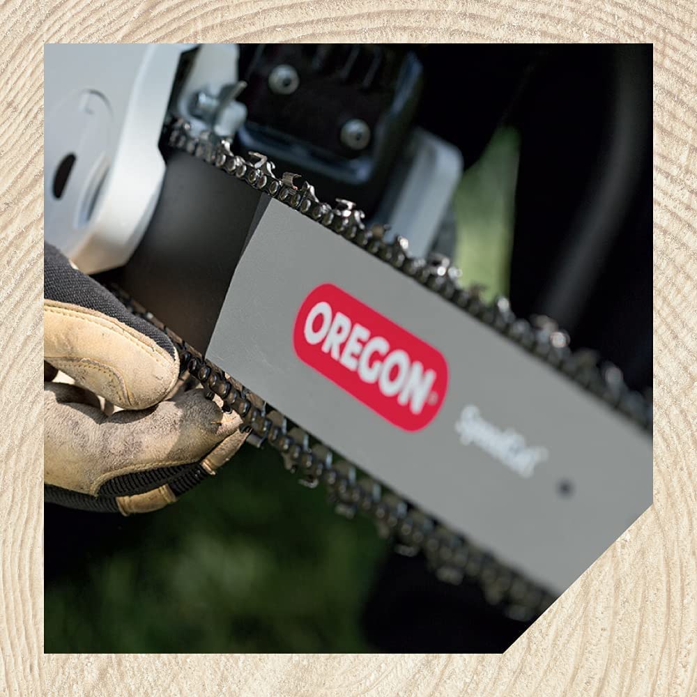 Oregon 571037 PowerSharp Replacement Saw Chain Kit for CS1500 Chainsaw - 18-Inch Onboard PowerSharp System - Silver - Perfect for Wood Cutting, Tree Trimming, and DIY Projects
