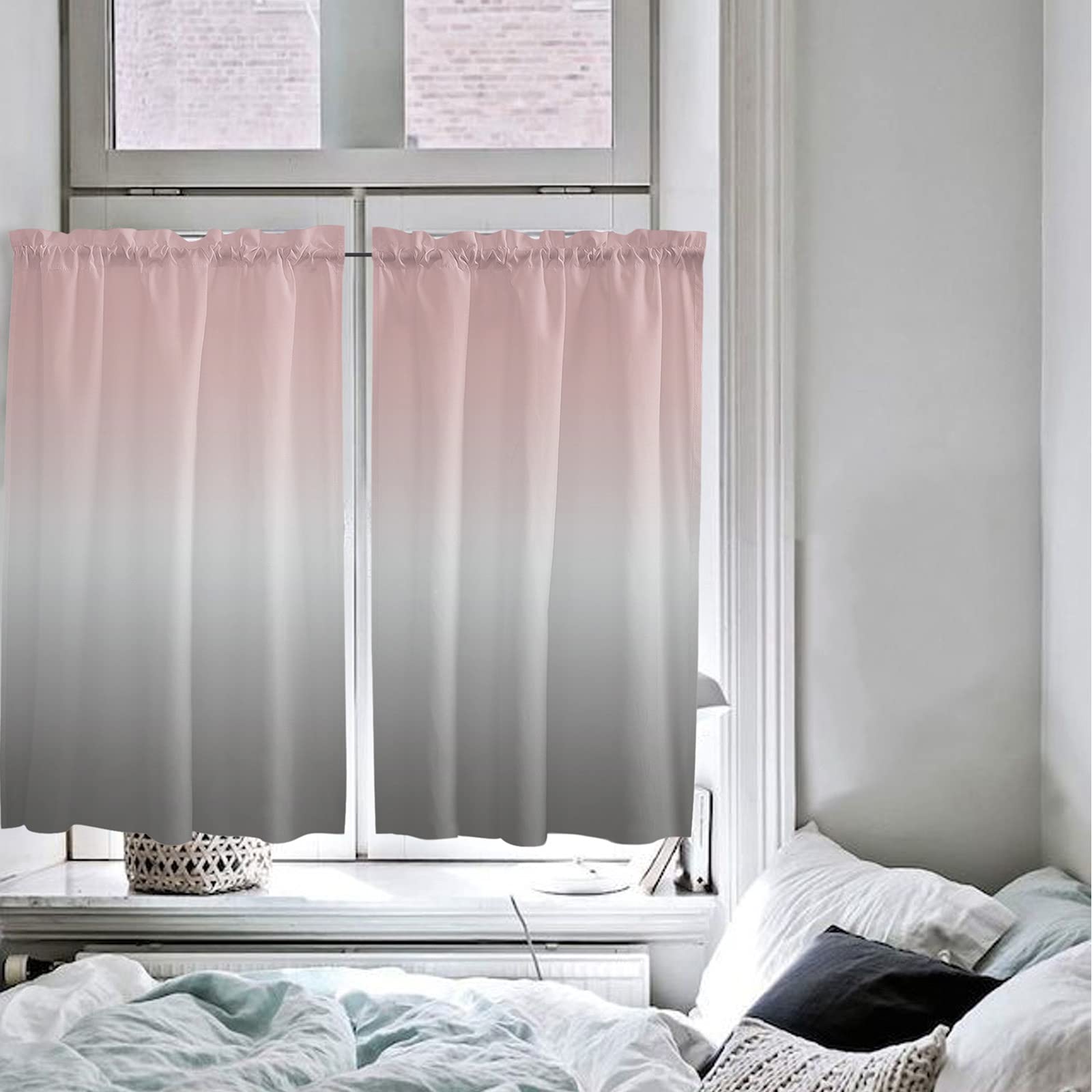 Ombre Kitchen Curtains 45