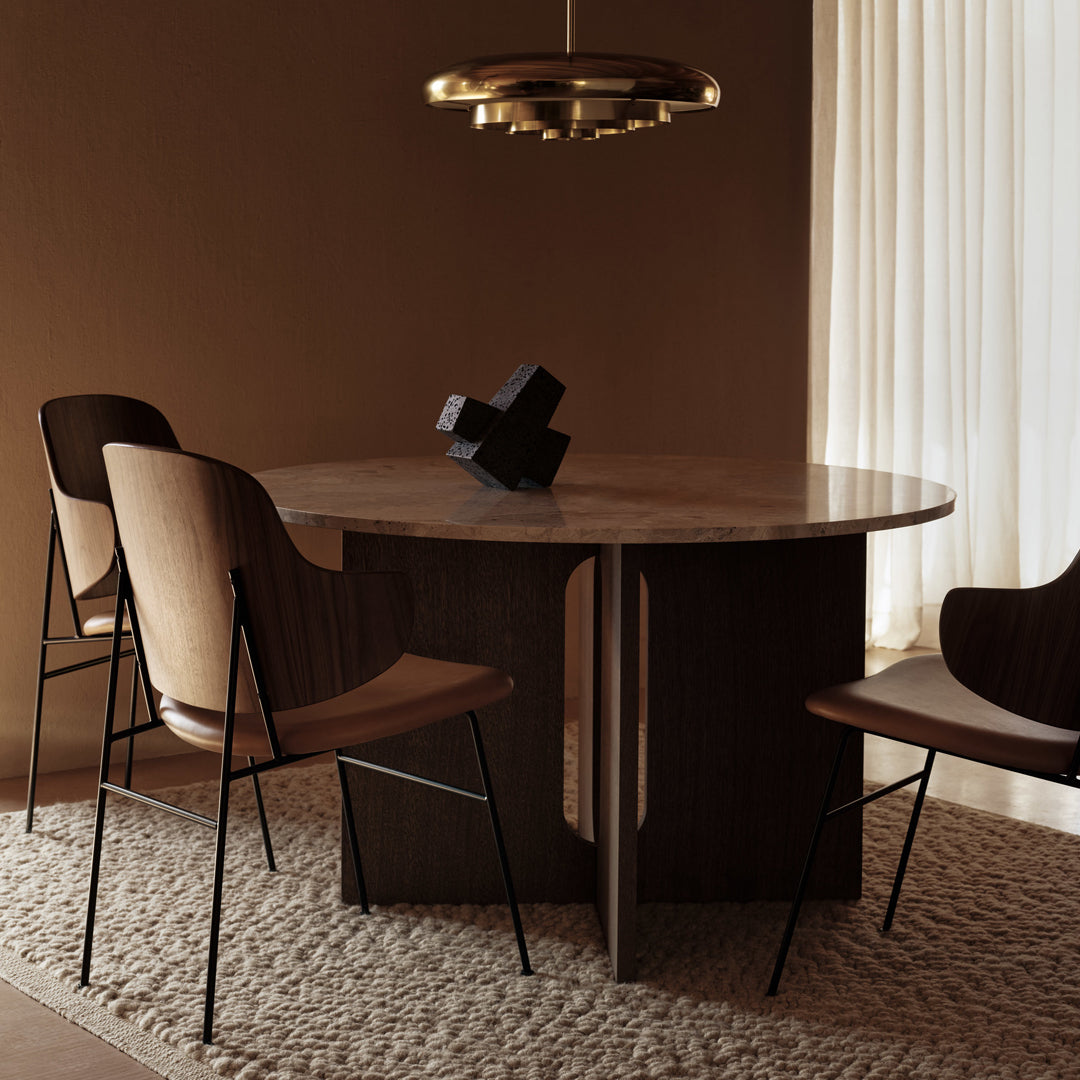 Stylish Androgyne Dining Table - Modern & Versatile for Kitchen, Dining Room, or Office | Perfect for Small Spaces & Entertaining Guests