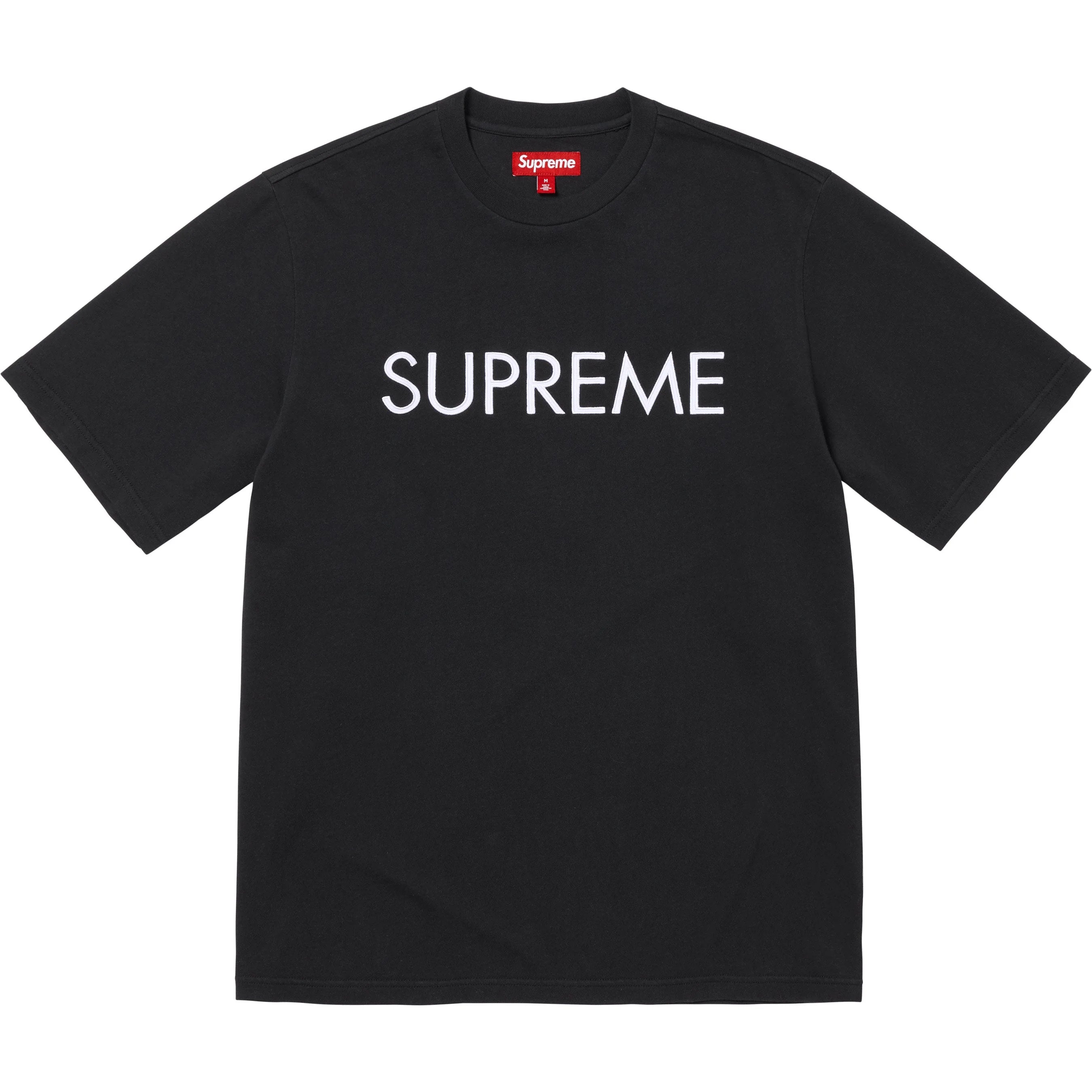 SUPREME 25SS CAPITAL Short Sleeve Top - Trendy Streetwear for Men & Women - Perfect for Casual Outfits, Summer Fashion, and Urban Street Style