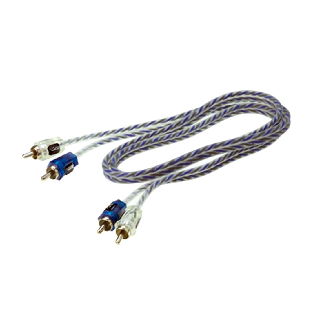EFX by Scosche V25 25-Foot Twisted RCA Audio Interconnect Cables - High-Quality Car Audio & Home Theater Speaker Wire for Enhanced Sound Experience