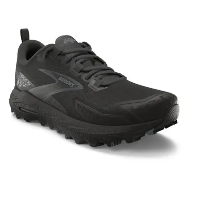 Men's Cascadia 18 Trail Running Shoes - Black/Blackened Pearl/Grey - Lightweight & Durable for Hiking, Jogging & Outdoor Adventures