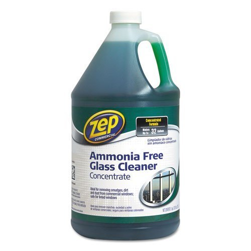 Zep Glass Cleaner Concentrate - Streak-Free Formula for Sparkling Windows & Mirrors | Ideal for Home, Office & Commercial Use