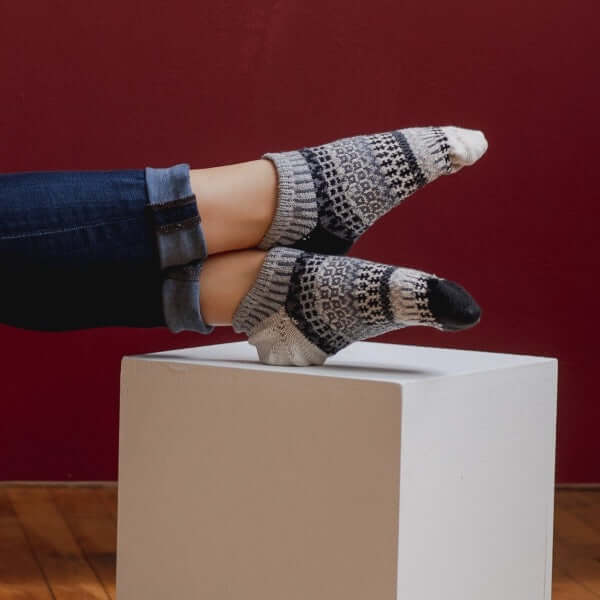 PEPPER Ankle Socks - Colorful Mismatched Solmate Socks for Women & Men - Perfect for Running, Yoga, and Everyday Comfort