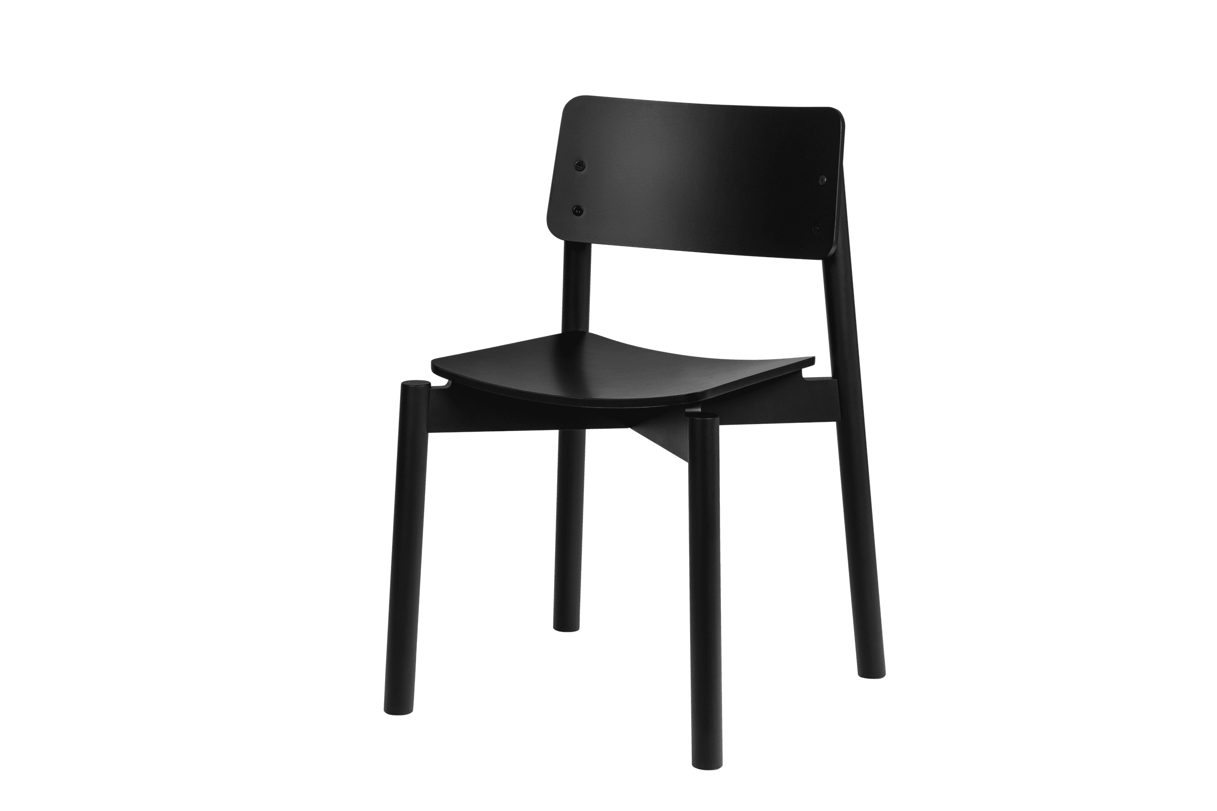 Wem Chair Vulcano Black - Ergonomic Office Chair with Adjustable Height & Lumbar Support for Home & Workspace Comfort