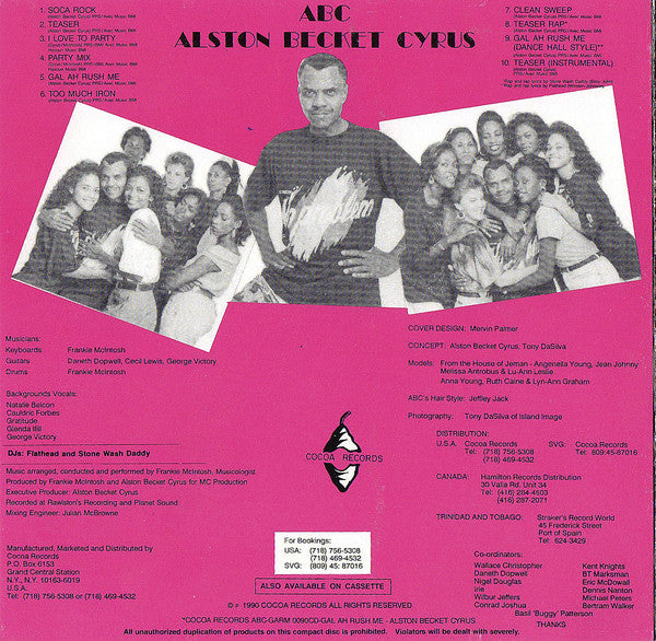 Alston Beckett Cyrus - Gal Ah Rush Me (CD, Album) | New or Mint Condition | Perfect for Music Collectors & Vinyl Enthusiasts | Great Gift for Jazz Lovers & Audiophiles