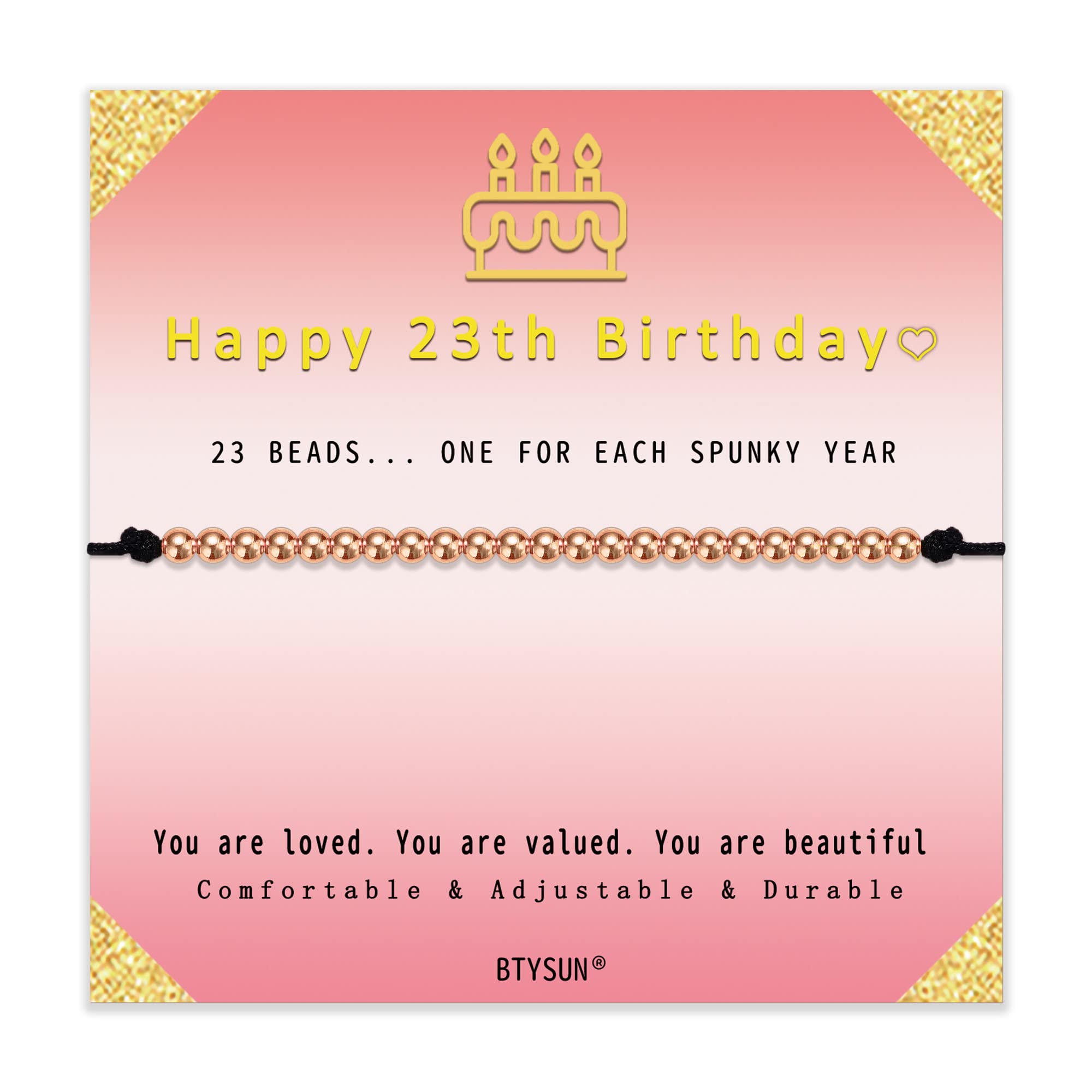 Adjustable Birthday Bracelets for Women - Silver/Gold/Rose Gold Beaded Jewelry Gift for Teen Girls, Daughter, Girlfriend, Wife, Sister & Best Friend - Perfect for Birthdays, Christmas & Special Occasions - Ideal for Everyday Wear, Parties & Gifting