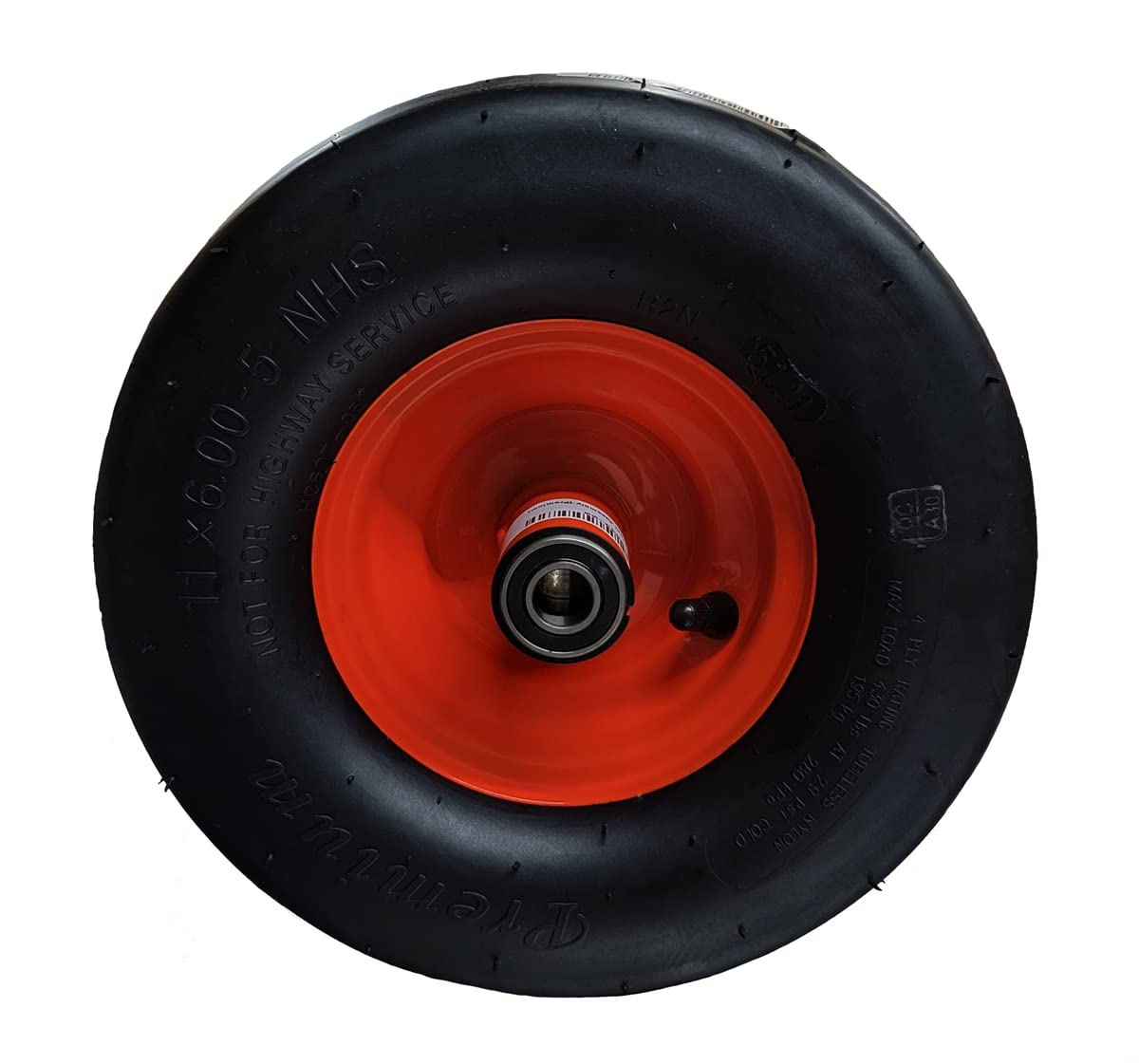 Bad Boy 022-8049-00 11x6.00-5 Front Wheel/Tire Assembly for MZ Mowers - Durable Replacement for Lawn & Garden Equipment - Perfect for Rough Terrain and Commercial Landscaping