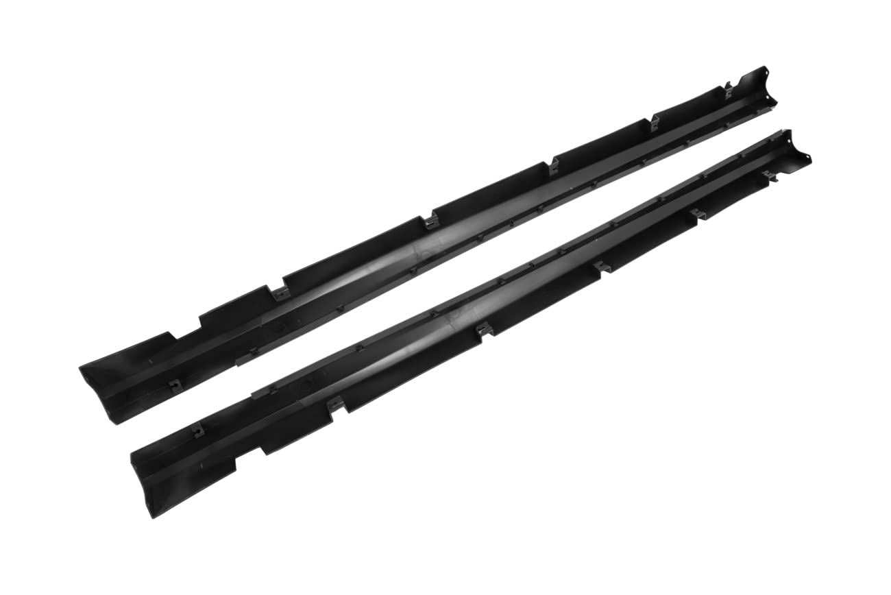 2011-Present Dodge Charger Base & SRT Models Replacement Side Skirt Rocker Panel Pair - OEM Style Polypropylene Primer Black | Perfect for Car Restoration, Body Kit Upgrades & Custom Modifications