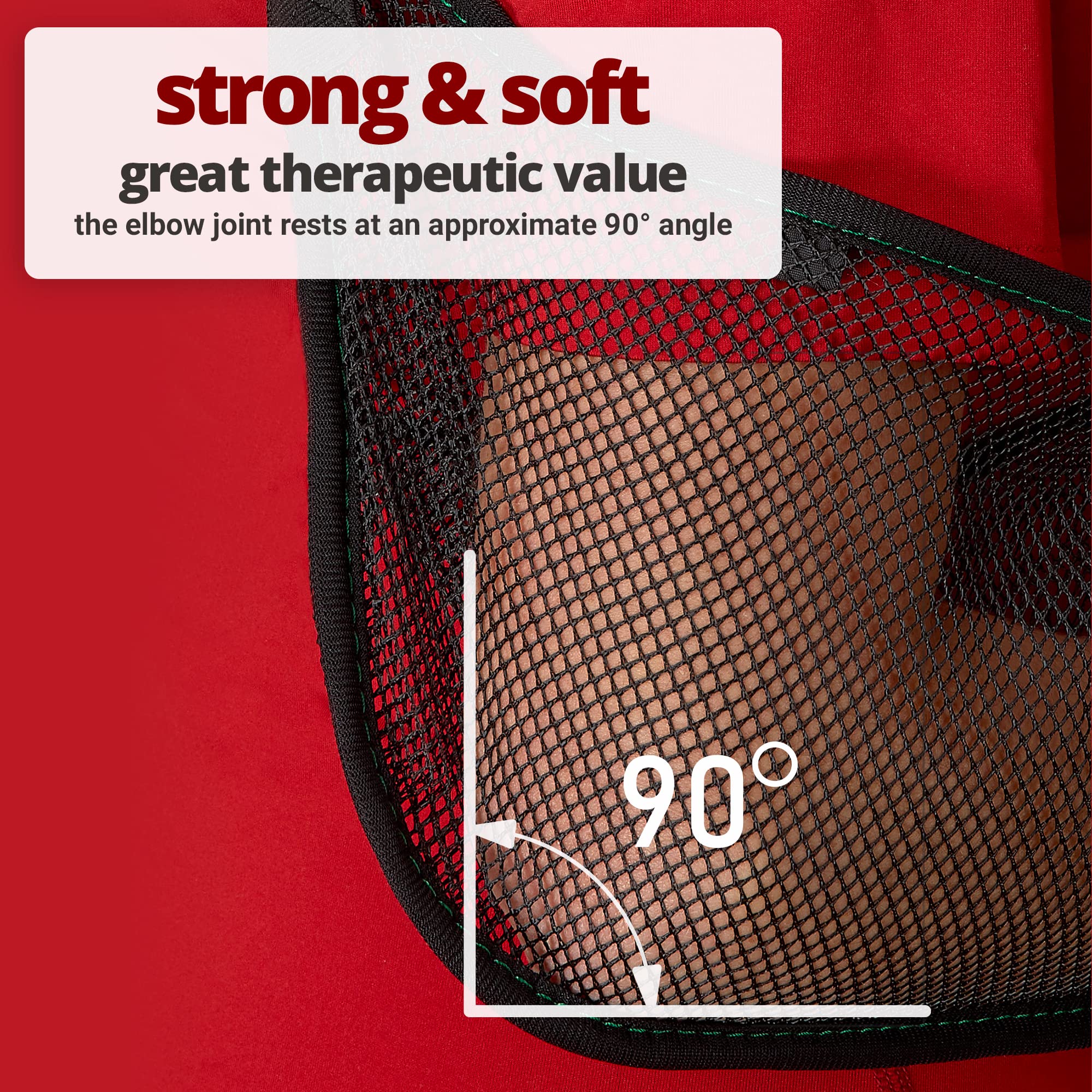 Adjustable Mesh Arm Shoulder Sling - Breathable Shoulder Immobilizer for Shower & Daily Use - Rotator Cuff, Elbow Injury Support Brace for Men & Women - Ideal for Post-Surgery, Sports Injuries & Recovery
