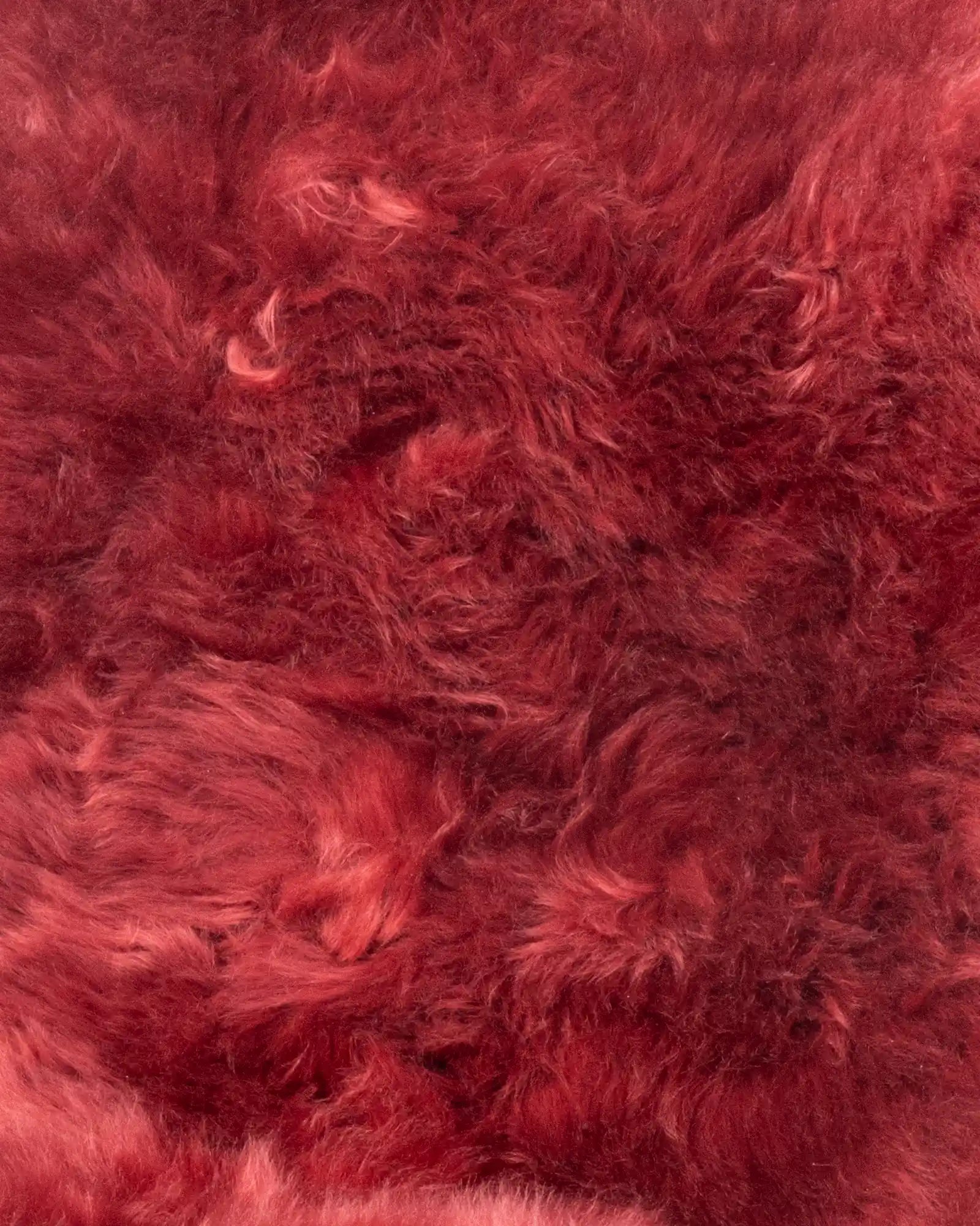 Vintage Rose Dyed Single Sheepskin Rug - Soft & Luxurious Natural Wool Carpet for Living Room, Bedroom, Nursery Decor - Cozy Home Accent & Boho Chic Floor Mat