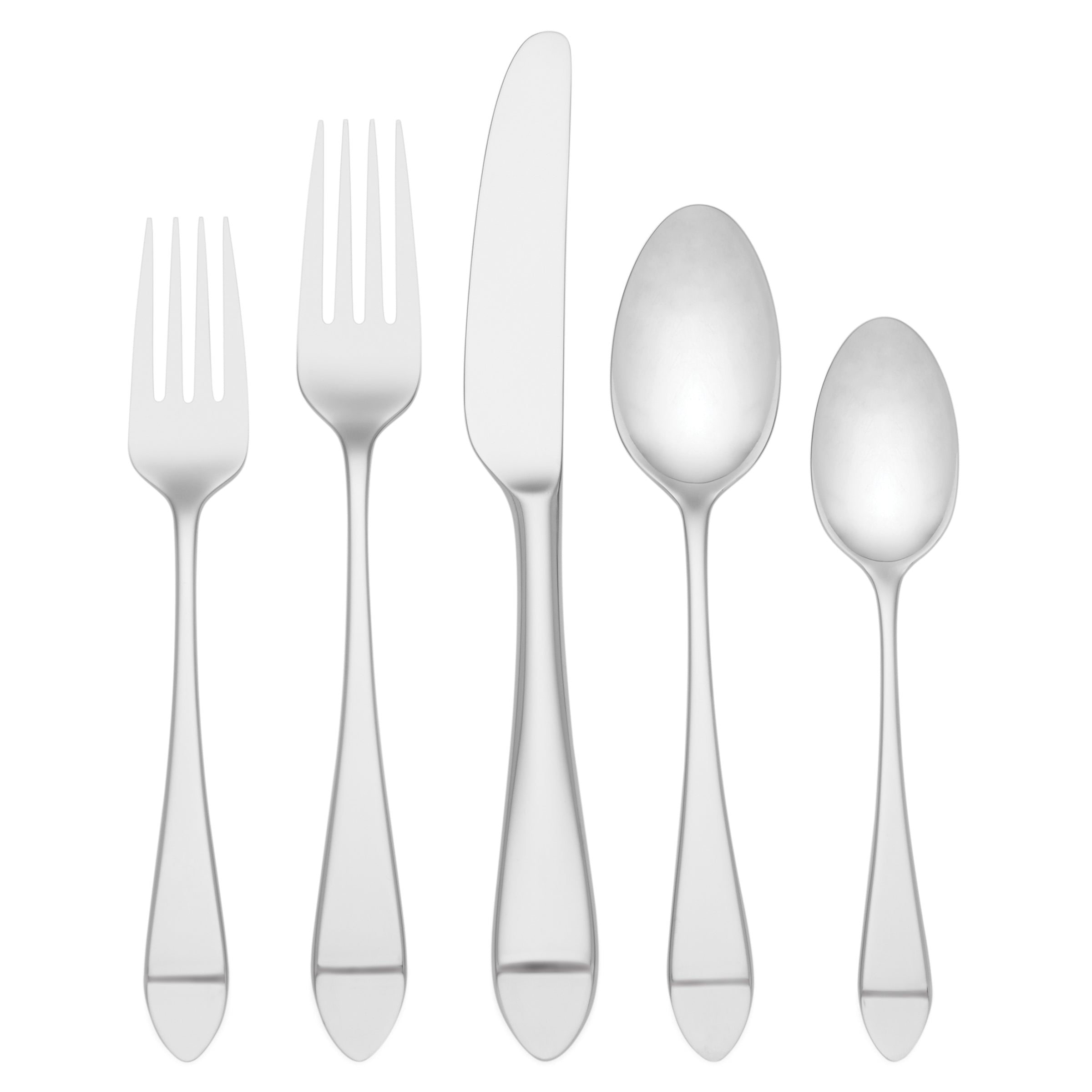 Premium Charlotte Street 20-Piece Stainless Steel Flatware Set - Elegant Silverware for 4 Place Settings - Perfect for Dinner Parties, Weddings & Everyday Dining