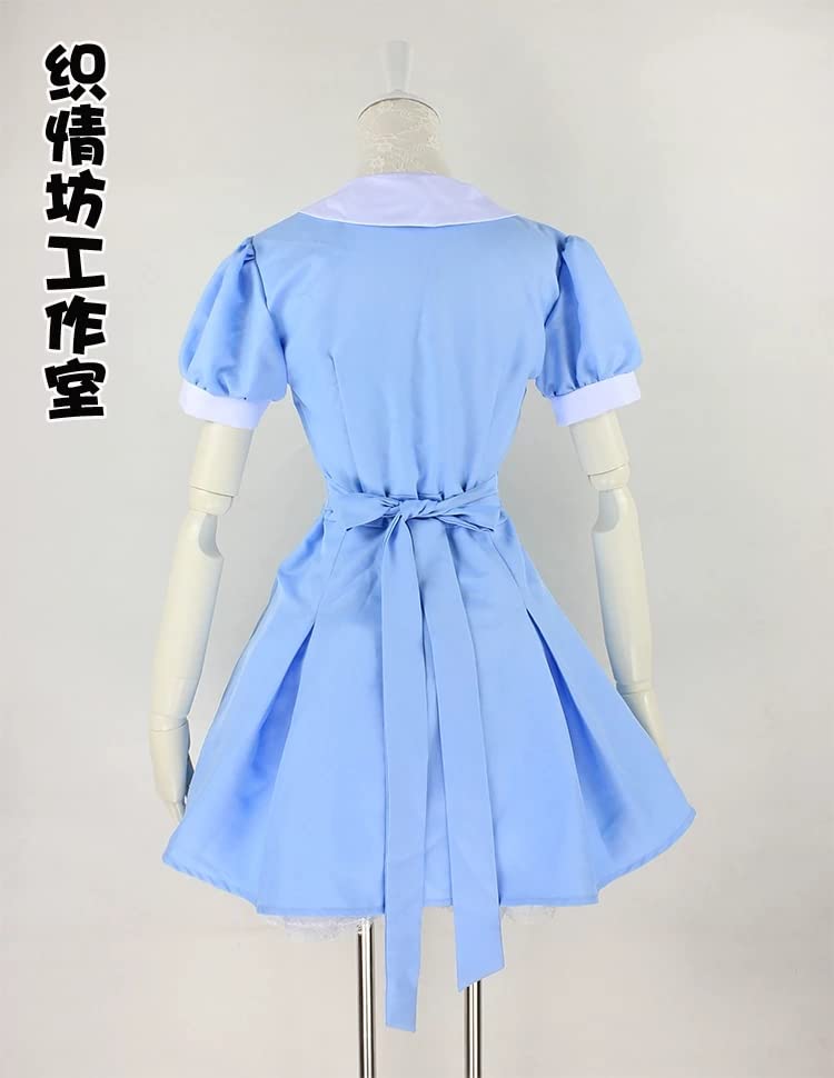 Shirakiin Riricho Cosplay Costume - Inu x Boku SS Anime Blue Lolita Dress for Women | Halloween, Cosplay Events & Anime Conventions
