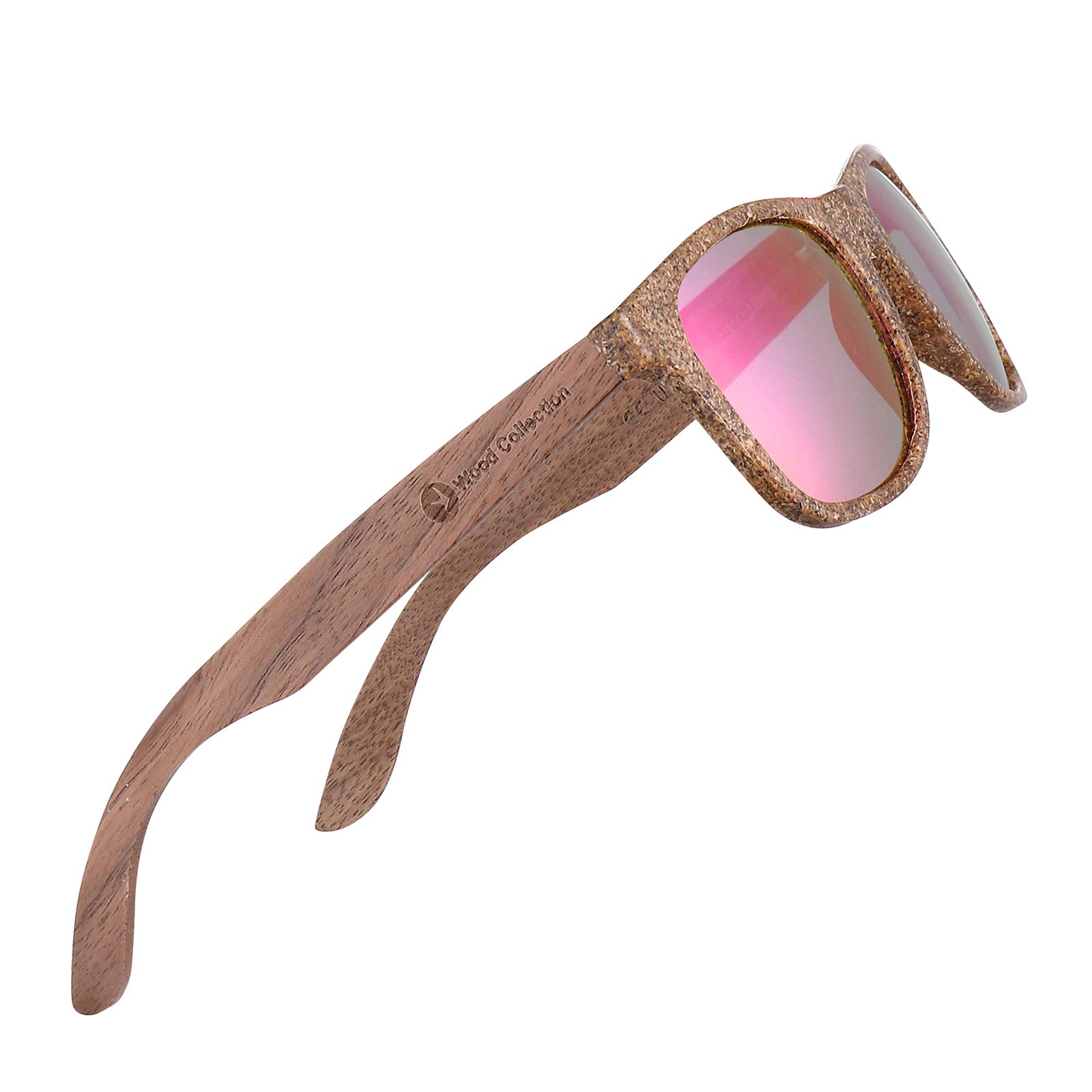 Polarized Wood Sunglasses for Men & Women - UV Protection, Lightweight & Stylish - Perfect for Driving, Outdoor Sports & Beach Vacations