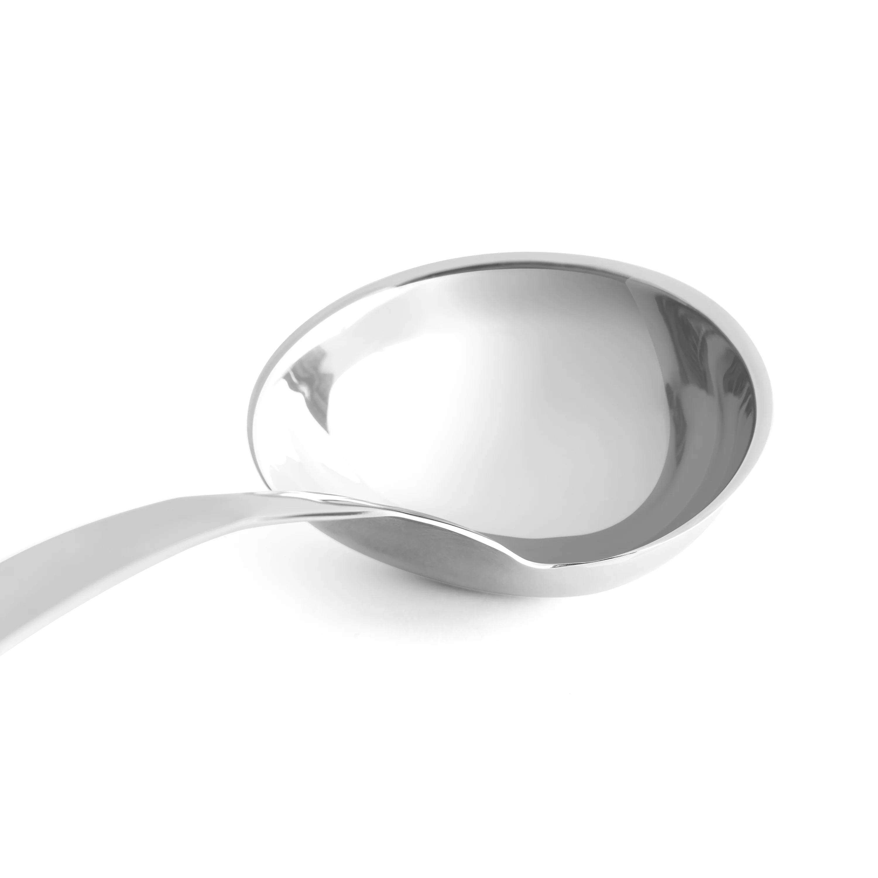 Browne Horizon 6 Oz Solid Stainless Steel Serving Ladle - Perfect for Soups, Stews, and Sauces - Durable Kitchen Utensil for Cooking & Serving