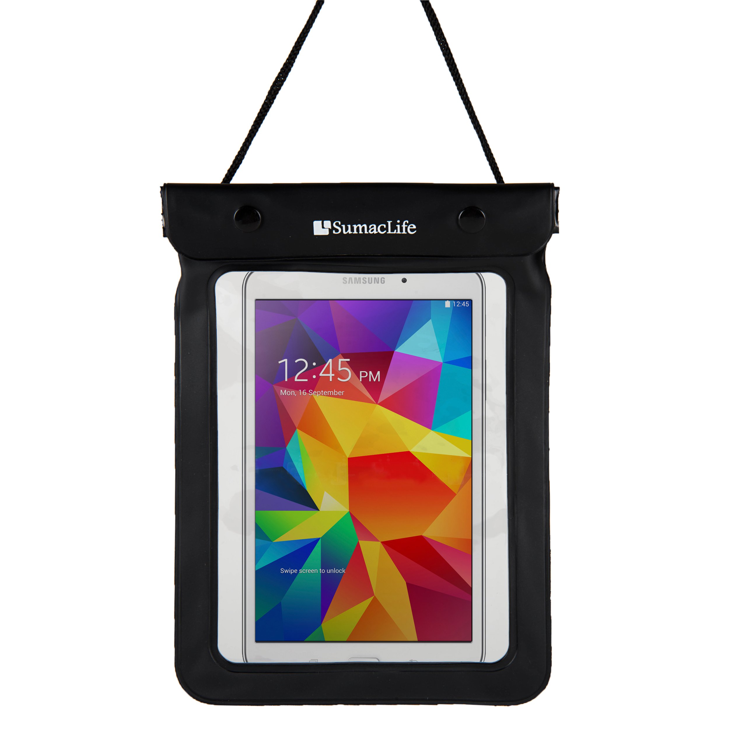 Waterproof Case for 6-8.4 Inch Tablets - Universal Fit for Kindle Fire, iPad, Galaxy Tab, Nexus & More | Perfect for Swimming, Beach & Outdoor Activities