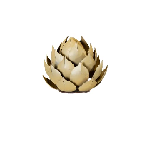 Desert Steel Succulent Planter (Artichoke Design, Small Size) - Perfect for Home Decor, Office Desk, and Indoor Plant Display