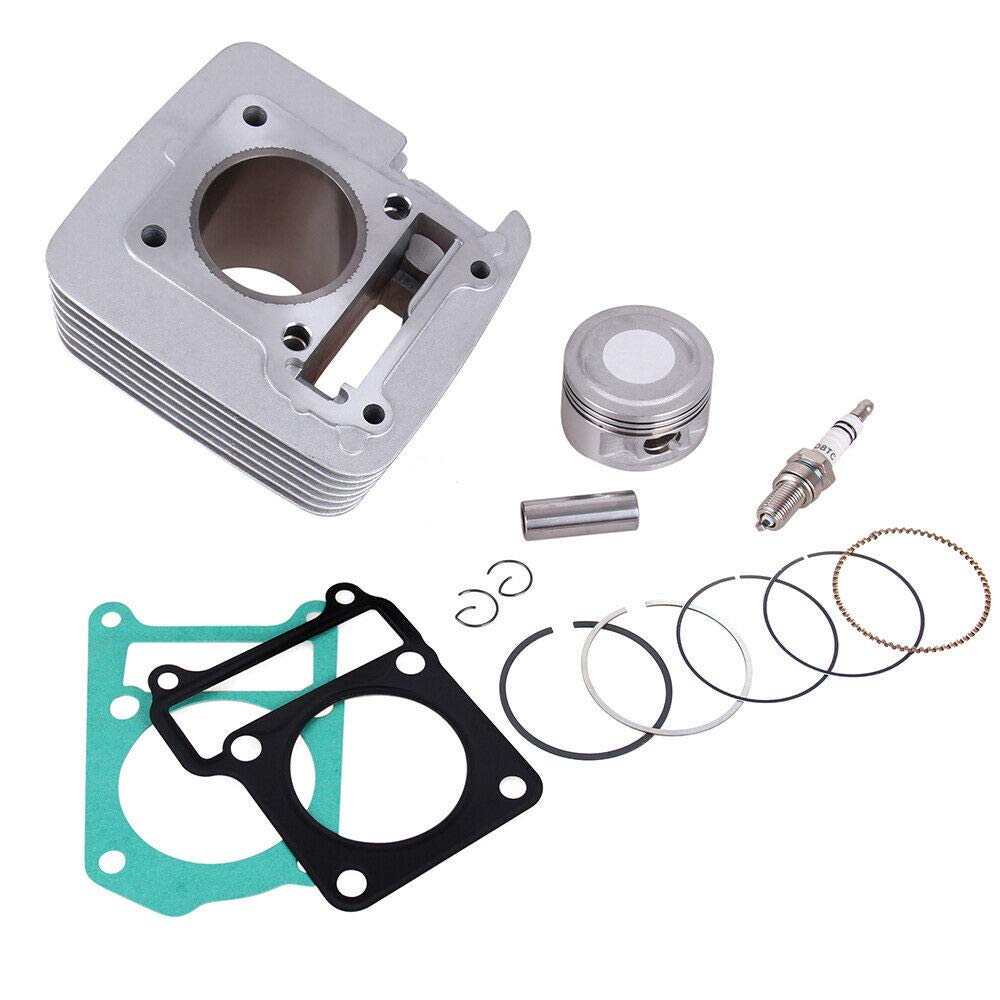 57mm Cylinder Piston Rings Top End Kit for Yamaha TTR125 TTR125L TTR125E (2000-2005) - Complete Engine Rebuild Kit for Dirt Bike & Off-Road Motorcycle Maintenance