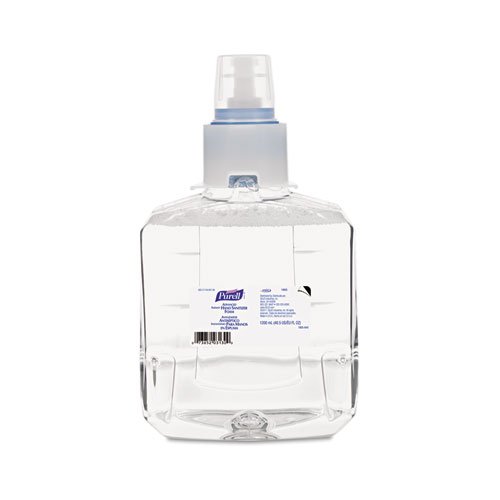 LTX-12 Advanced Instant Hand Sanitizer Foam - 1200mL Refill Bottle (Clear, 2-Pack) | Alcohol-Based Sanitizer for Home, Office & Travel Use