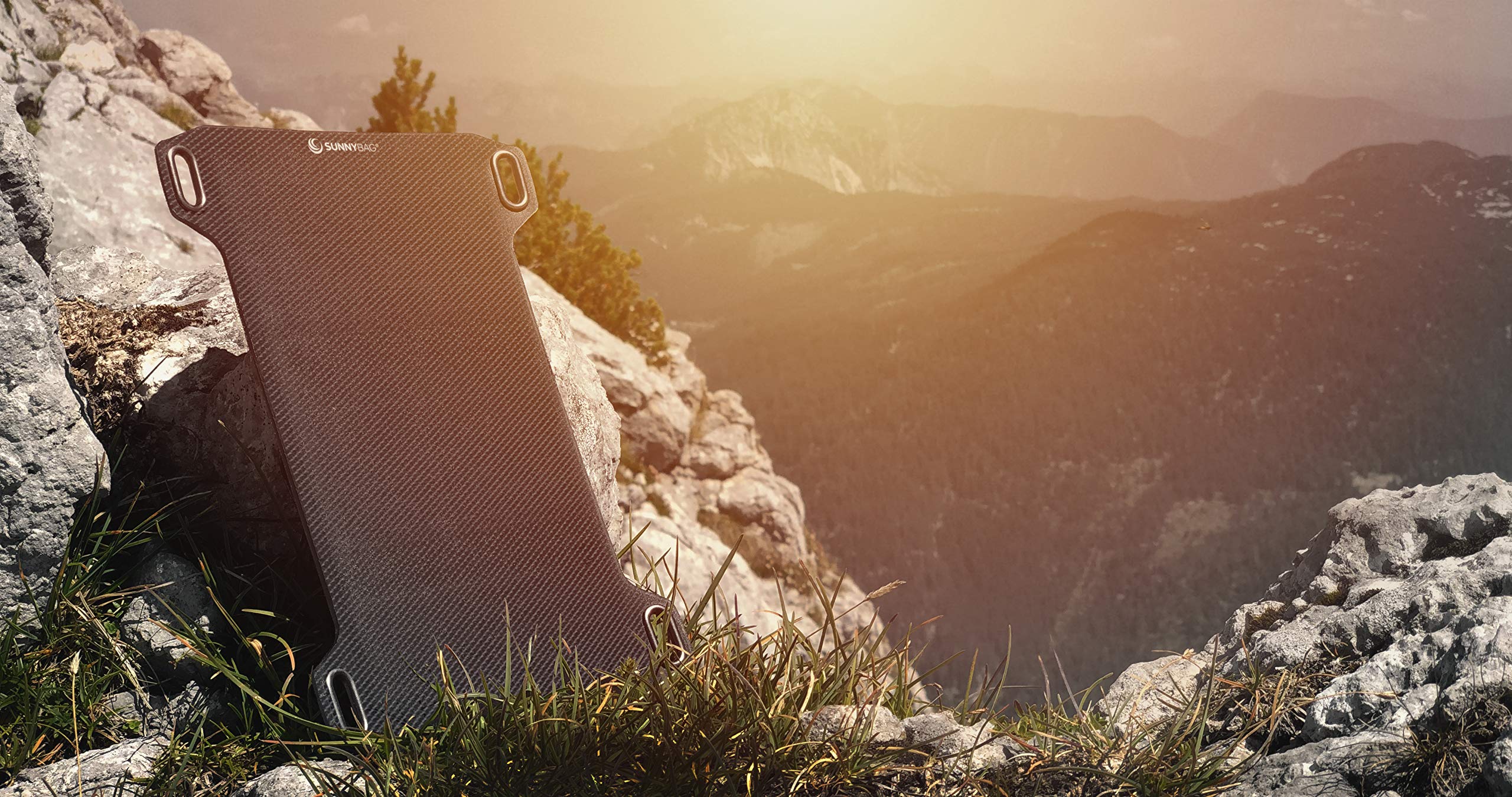 Sunnybag Leaf Mini - 5W Portable Solar Charger | Eco-Friendly USB Solar Power Bank for Phones | Ultra-Light Waterproof Outdoor Charger | Perfect for Hiking, Camping, Travel & Emergency Power Backup