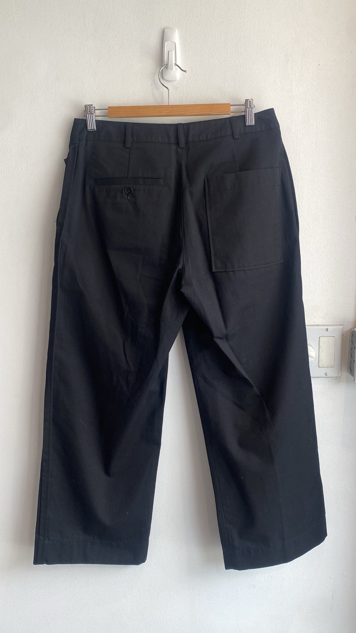 Acne Studios Black Wide Leg Pants for Women - High Waist Loose Fit Trousers | Casual & Office Wear | Perfect for Work, Travel & Everyday Outfits