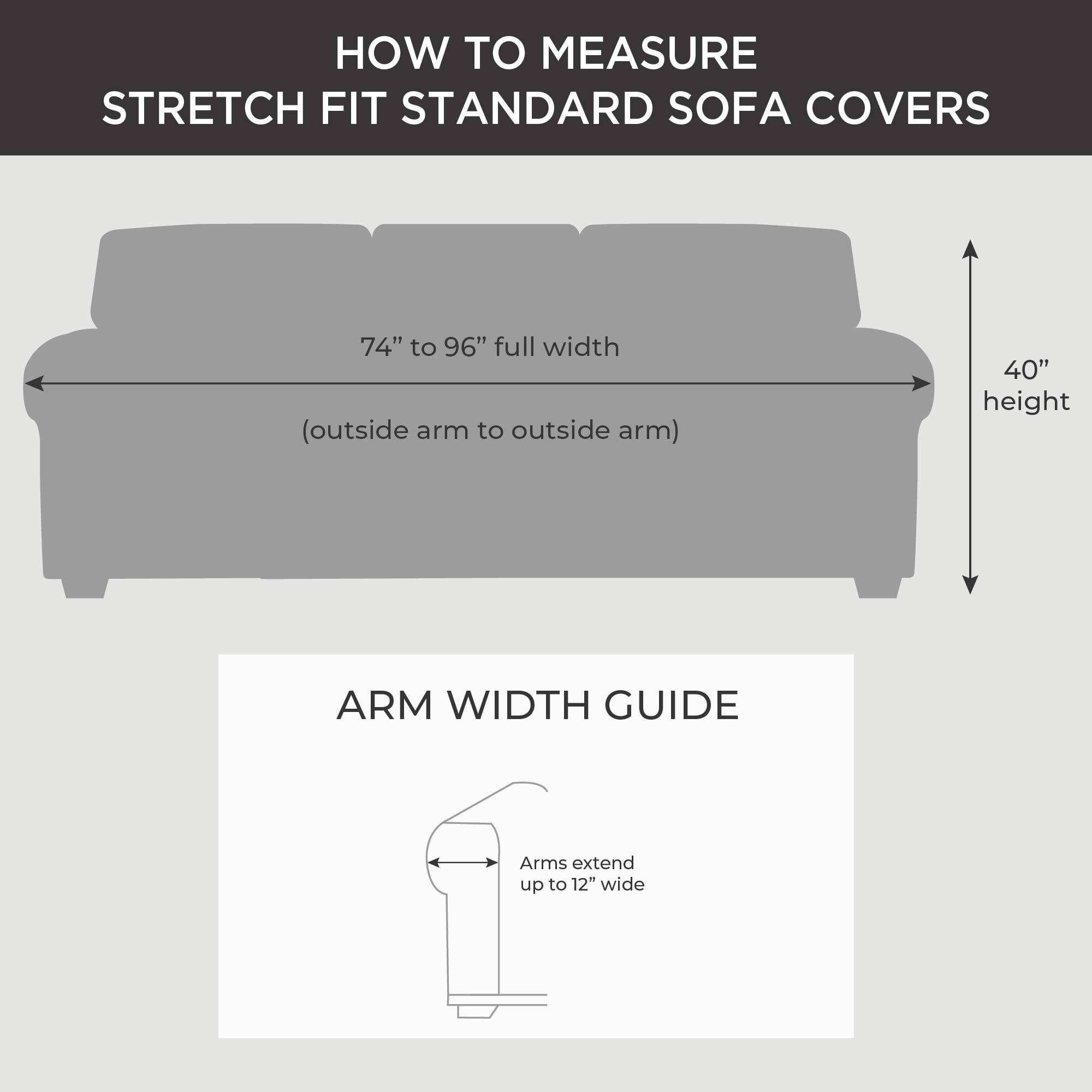 SureFit Stretch Jacquard Damask 2-Piece Sofa Slipcover - Oyster Color - Fits Most Couches & Loveseats - Easy Installation for Living Room Furniture Protection