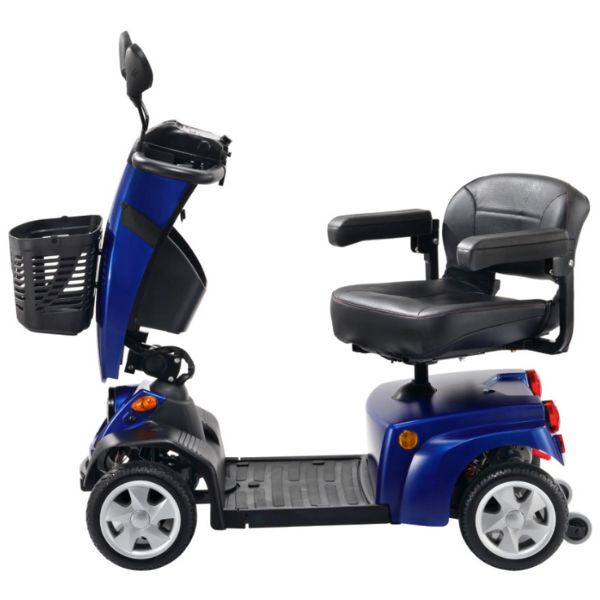 FreeRider USA FR1 City 4 Wheel Mobility Scooter for Adults - Lightweight Electric Scooter with Long Battery Life - Perfect for Shopping, Travel & Outdoor Activities