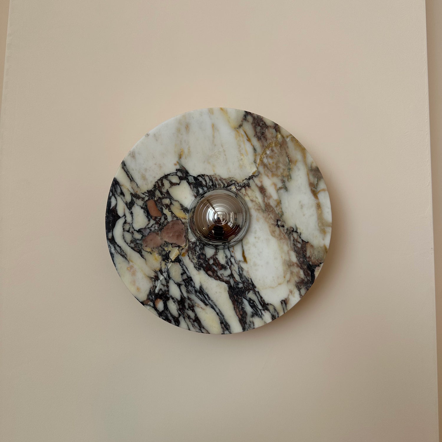 Calacatta Marble Wall Sconce Light - Modern Gold Finish Bathroom Vanity Lighting for Bedroom, Hallway & Living Room Decor