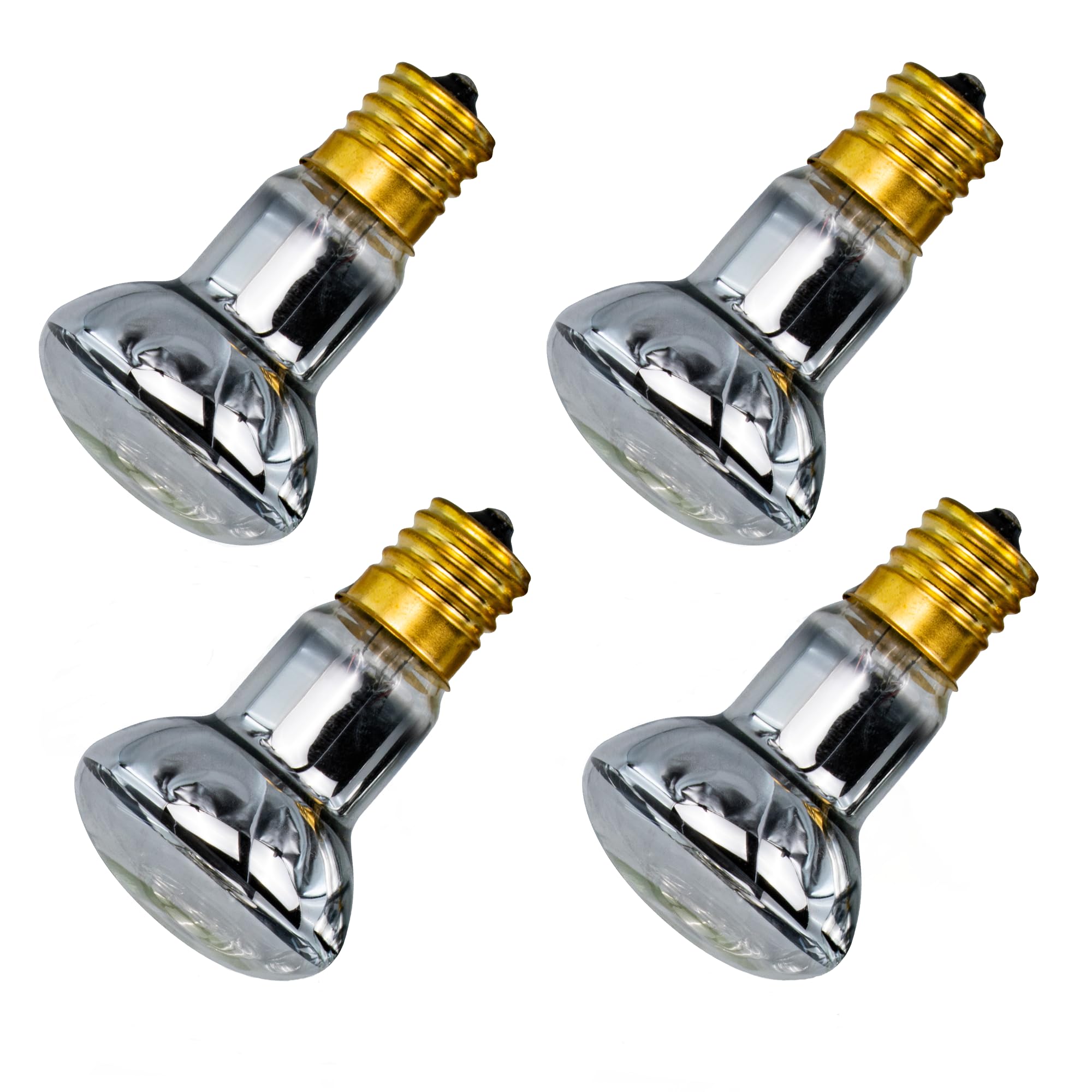 4-Pack 30W Lava Lamp Bulbs 120V R39 E17 - Replacement Bulbs for Lava Lamps & Glitter Lamps - Incandescent Yellow Heat Lamp Reflector Bulbs - Perfect for Home Decor, Mood Lighting & Party Atmosphere