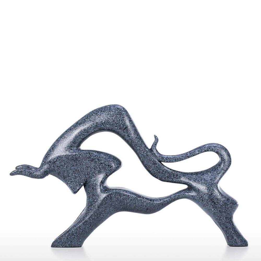 Unique Running Horse Sculpture - Handcrafted Animal Figurine for Home & Office Decor | Desktop, Bookshelf, Living Room Gift Idea | Perfect for Western Theme, Equestrian Lovers & Modern Interior Design
