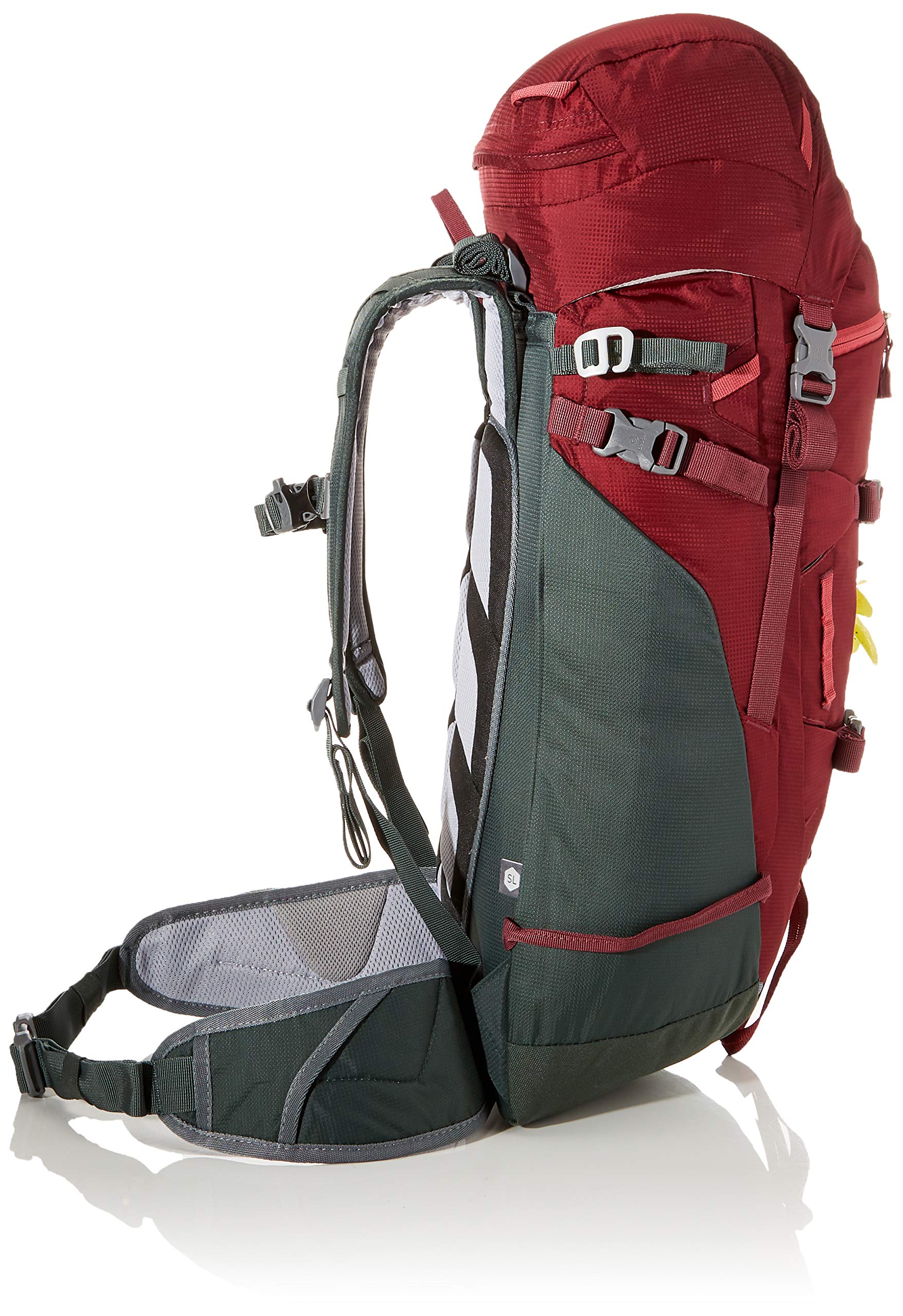 Deuter Rise Lite 26 SL Backpack for Women - Lightweight Hiking Daypack with Ventilation System, Maroon/Ivy Color - Perfect for Outdoor Adventures, Travel & Daily Commute