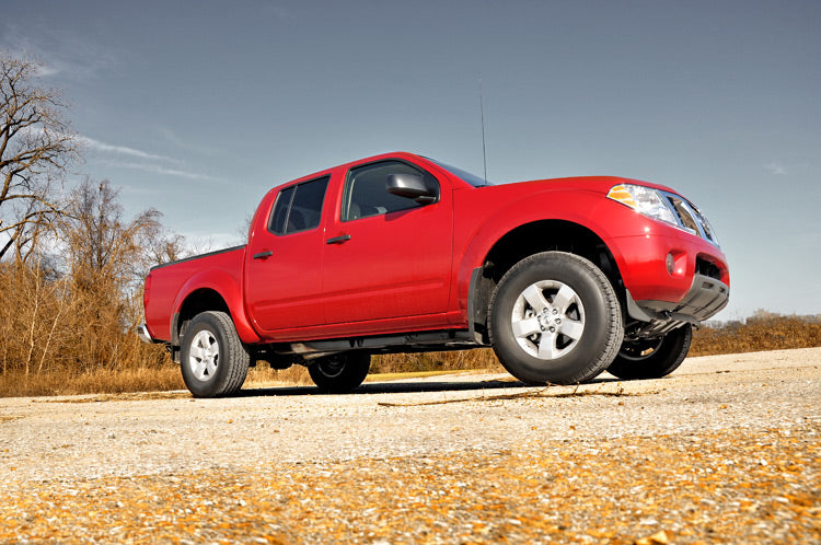 2.5 Inch Lift Leveling Kit with Red Spacers - Compatible with Nissan Frontier (2005-2025) & Xterra (2005-2015) | 865RED | Off-Road Suspension Upgrade for Better Ground Clearance