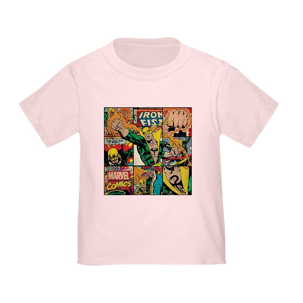Marvel Iron Fist Toddler T-Shirt - Soft Cotton Tee for Kids | Superhero Outfit for Playdates & Birthday Parties