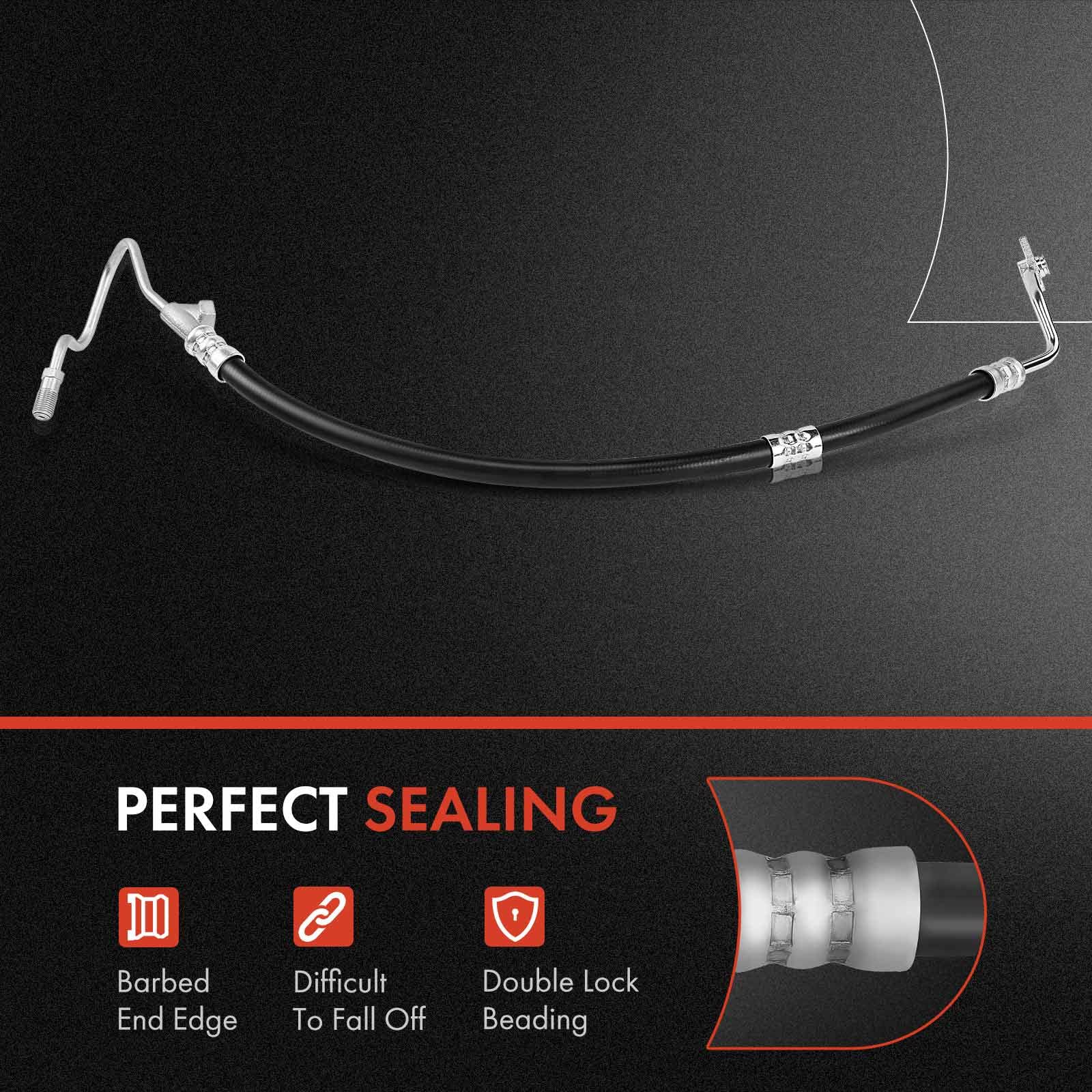 Premium Power Steering Hose Return Line Assembly for Dodge Grand Caravan, Caravan, Chrysler Town & Country & Voyager - Cooler to Reservoir Replacement - Perfect for Smooth Steering & Leak Prevention