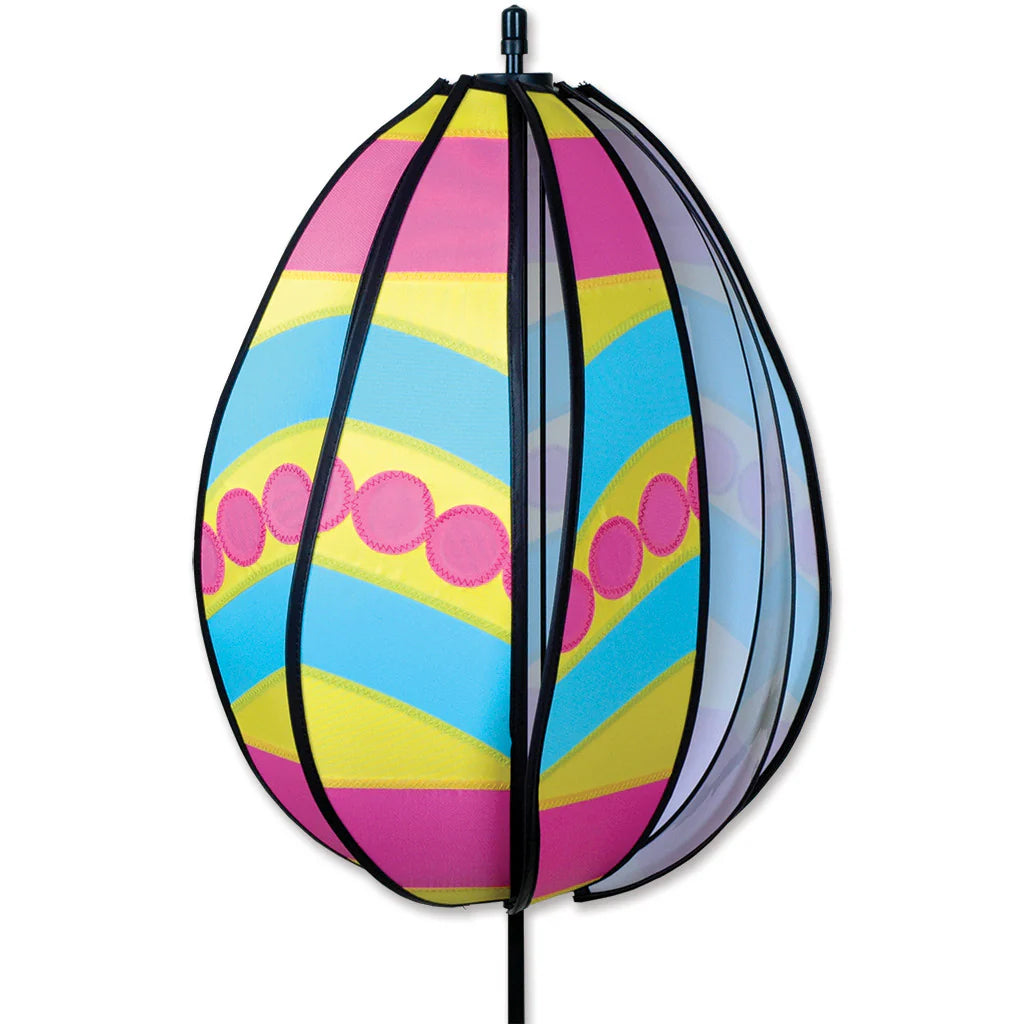 Pink Polka Dot Spinning Egg Spinner - Fun Fidget Toy for Stress Relief, ADHD & Anxiety - Perfect for Kids, Adults & Office Use