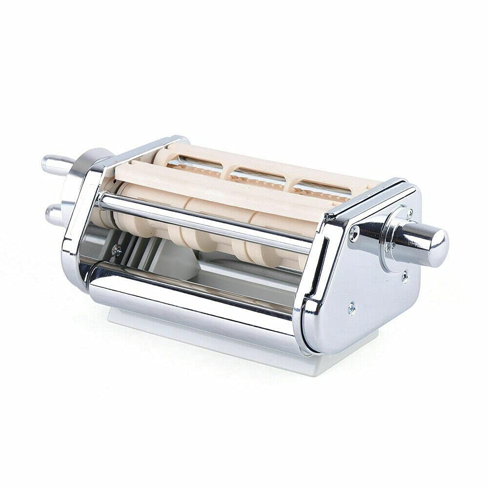 KitchenAid Pasta Roller & Ravioli Maker Attachment Set for Stand Mixers | Stainless Steel Pasta Cutter & Dough Roller | Perfect for Homemade Pasta, Lasagna, and Ravioli in Your Home Kitchen