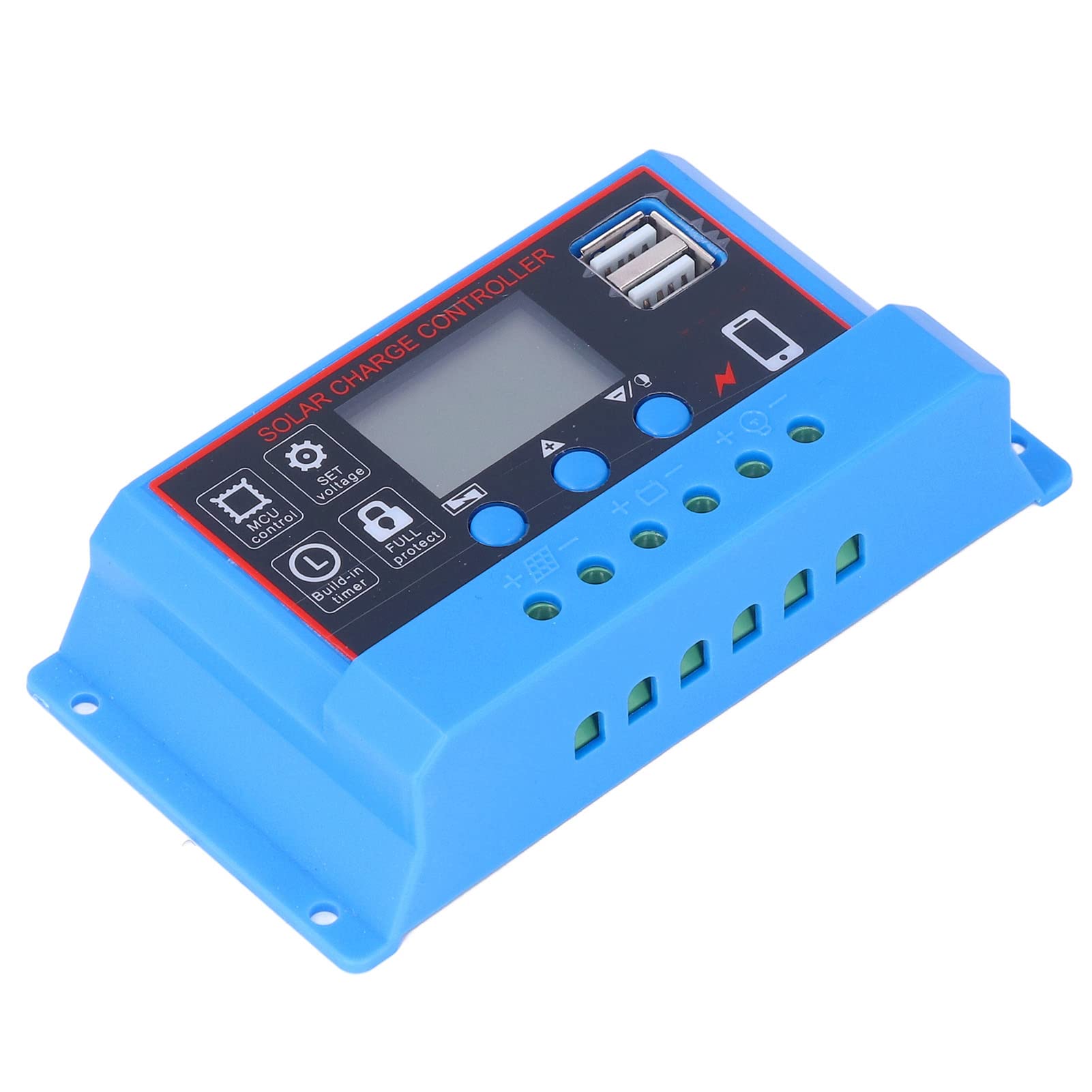 Tgoon 30A Solar Charge Controller - Smart Home PV Battery Protection for Off-Grid Power