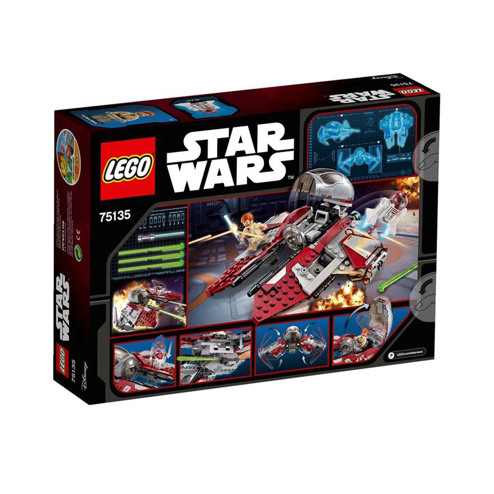 LEGO Star Wars Obi-Wan's Jedi Interceptor 75135 Building Kit (215 Pieces) - Ultimate Collector Series for Kids & Adults | Perfect for Star Wars Fans, Gift Giving & Display Collection