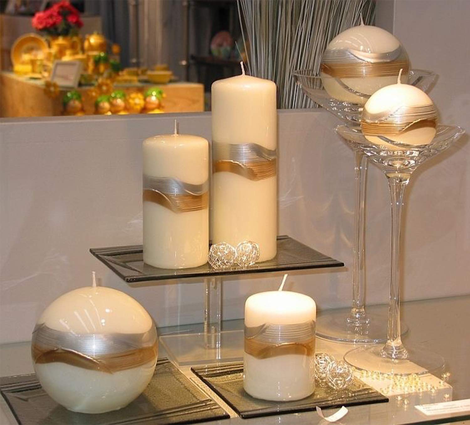 MILIVIXAY 4-Piece Plastic Candle Making Mold Set - DIY Pillar, Cylinder, Rectangle & Sphere Molds for Beeswax, Soy Wax & Paraffin Wax - Perfect for Homemade Candles, Gifts & Home Decor