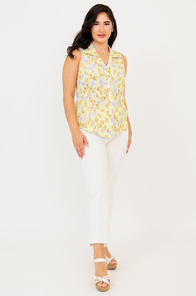 Lexa Tank Top - Soft & Breathable Linen Bamboo Blend - Perfect for Yoga, Workouts & Casual Wear