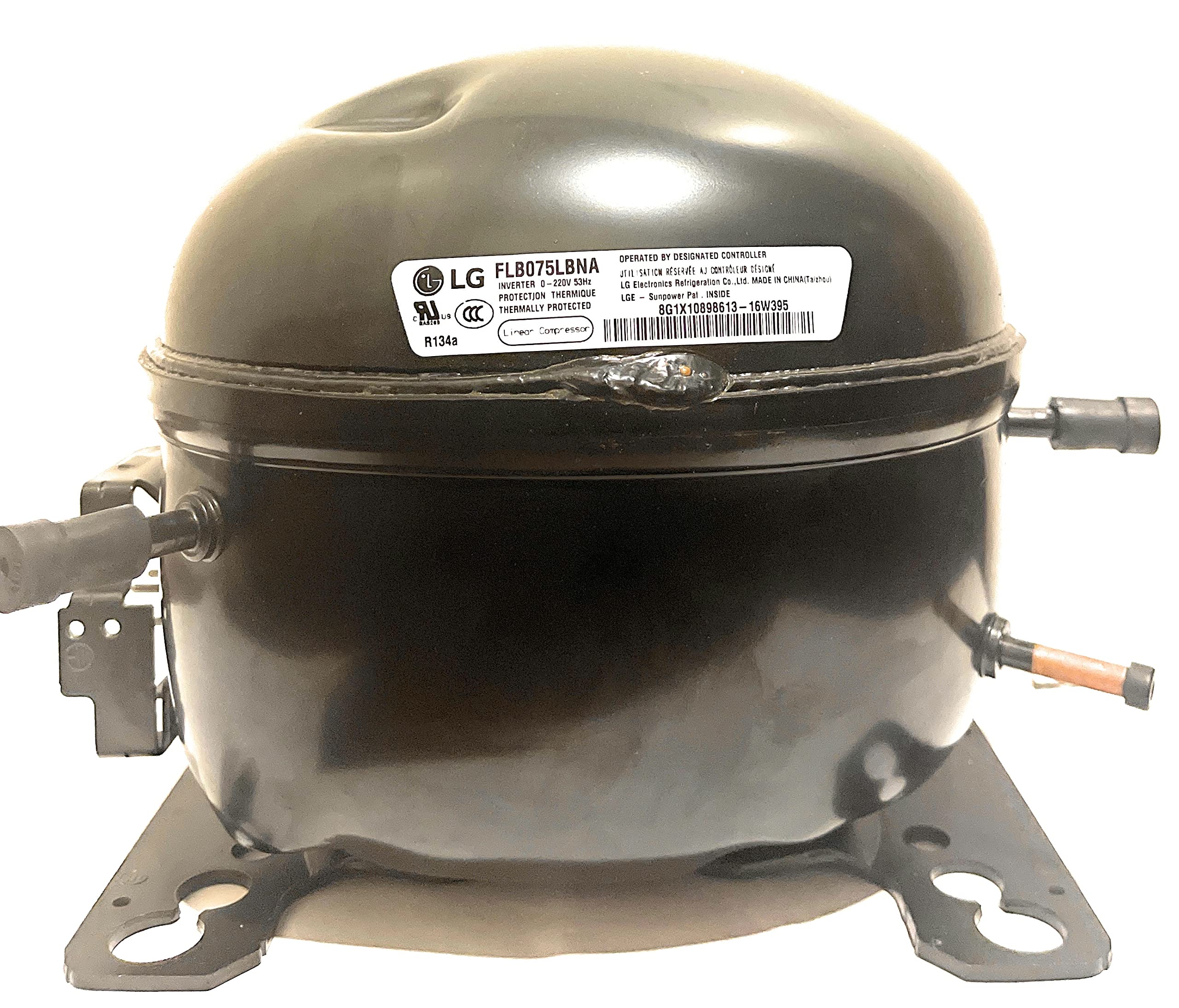 Black Compressor TCA38151706 / TCA38091801 - Replacement Part for HVAC Systems | Ideal for Home & Commercial Air Conditioning Repair