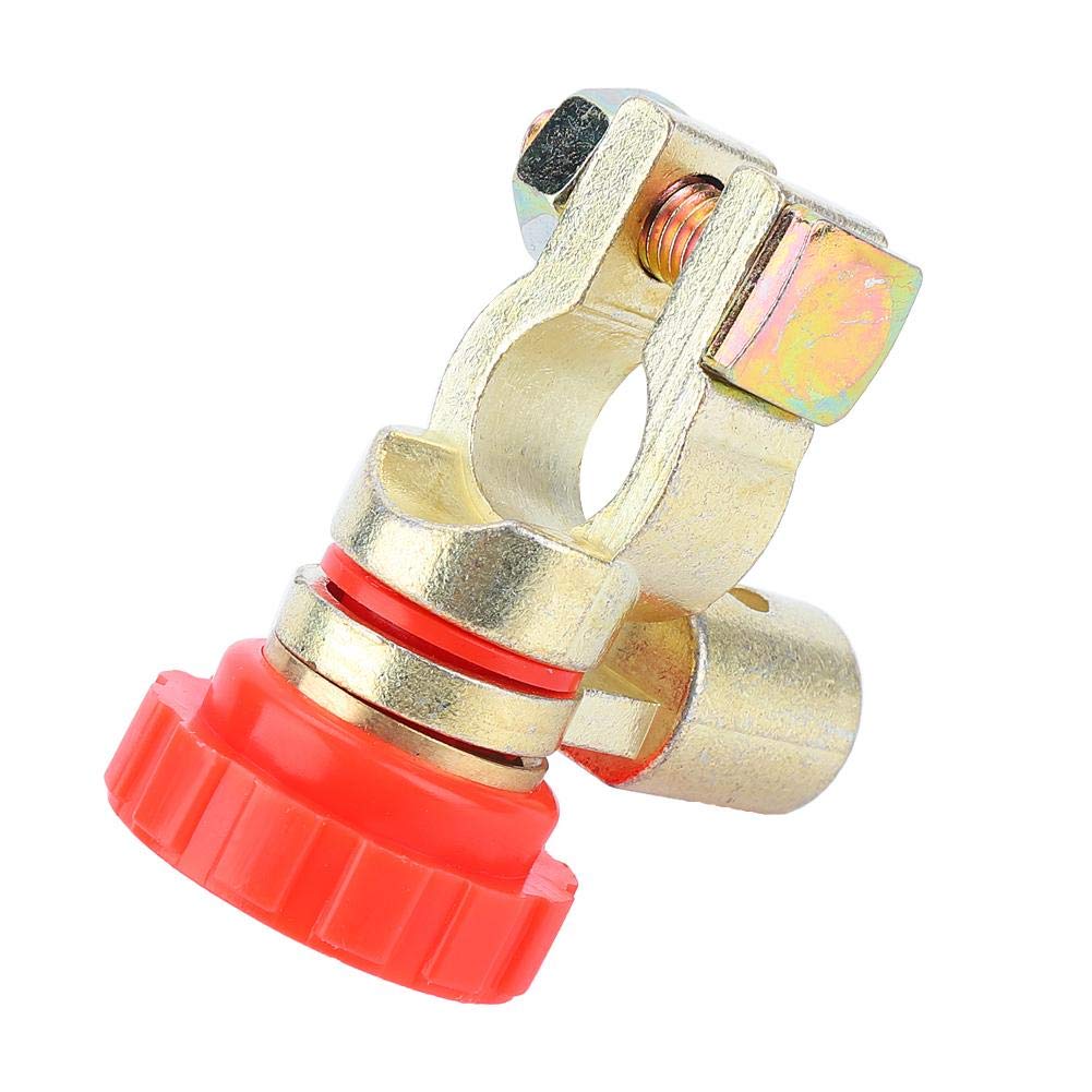 12V Car Battery Disconnect Switch - Heavy Duty Master Isolator with Terminal Link for Marine, RV, Truck & Off-Road Vehicles - Perfect for Winter Storage & Security Protection