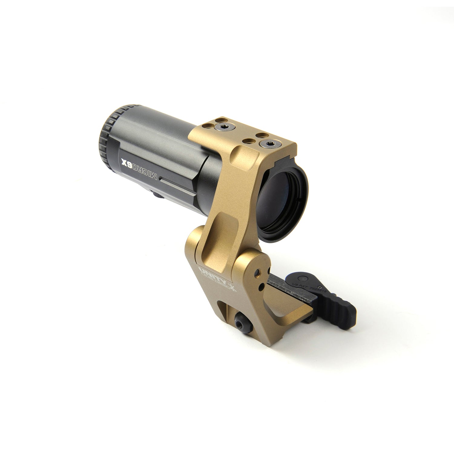 Unity Tactical FAST FTC OMNI Magnifier Mount - Made in USA - Compatible with Red Dot Sights for AR-15 & Rifle Optics - Perfect for Tactical Shooting & Hunting