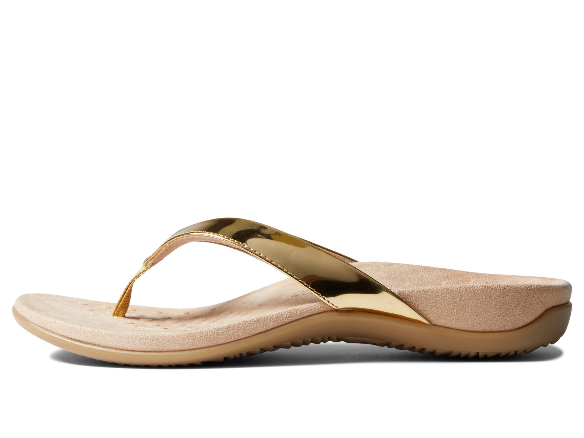 Vionic Women's Rest Dillon Toe Post Sandals - Orthotic Arch Support Flip Flops with Three-Zone Comfort for Plantar Fasciitis Relief | Comfortable Summer Beach Sandals for Walking, Travel & Casual Wear