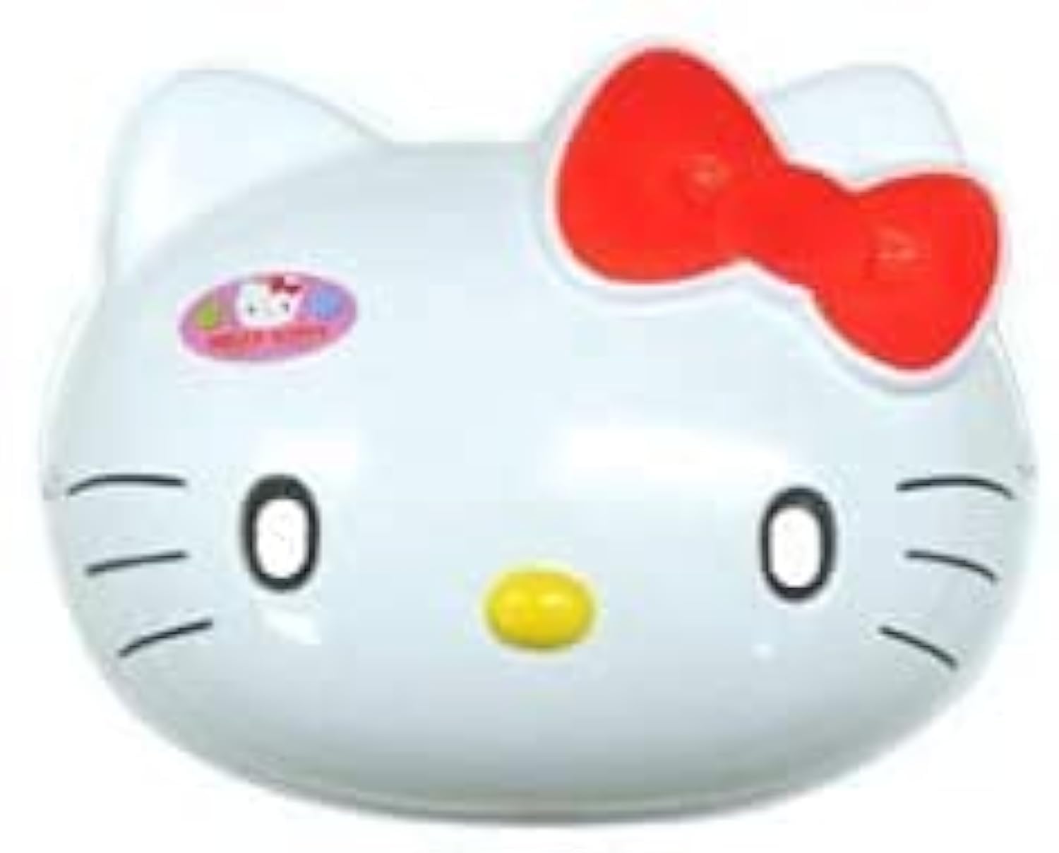 Hello Kitty Half Face Mask for Christmas Costume & Cosplay - Red & White Masquerade Party Mask with Ribbon | Perfect for Halloween, Anime Conventions & Themed Parties
